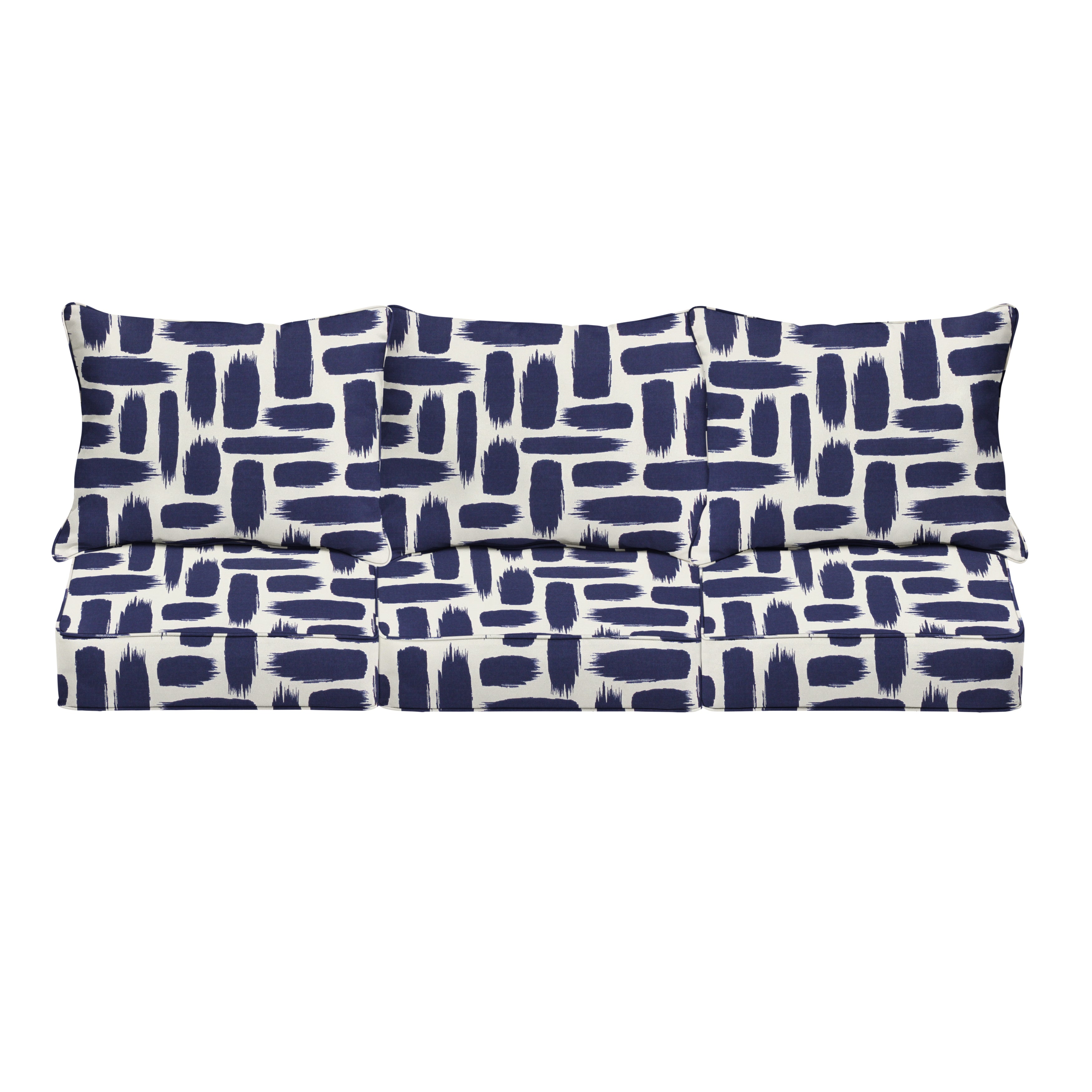 Outdoor Deep Seating Sofa Pillow and Cushion Set