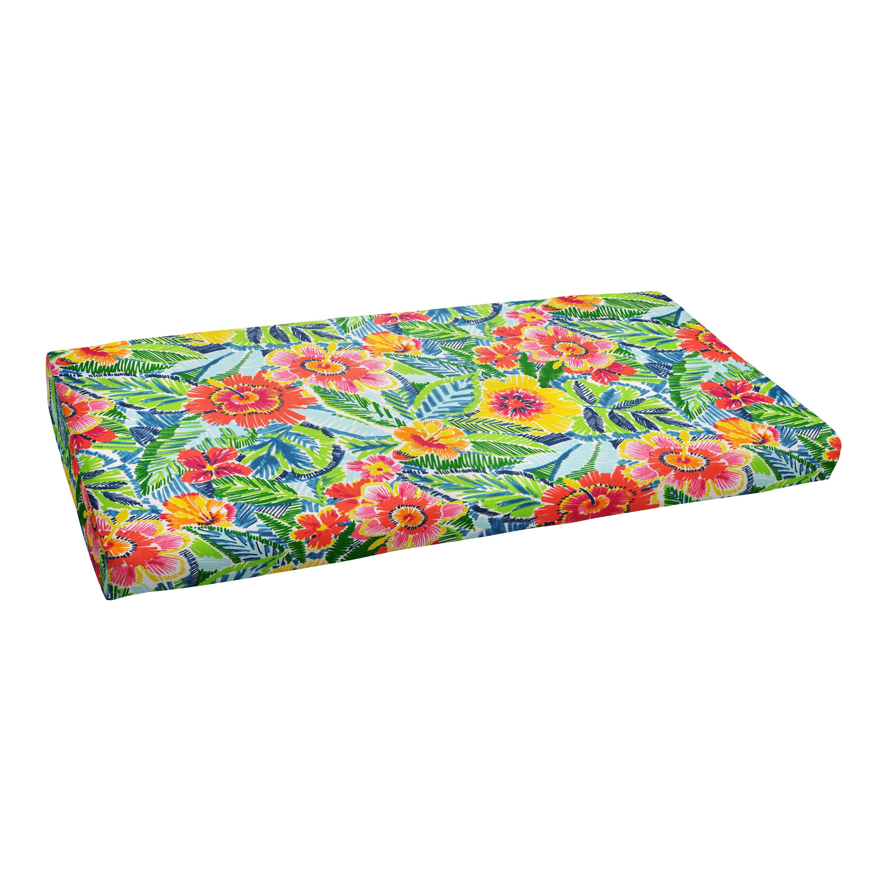 Pensacola Indoor/Outdoor Round Front Bench Cushion - Sorra Home