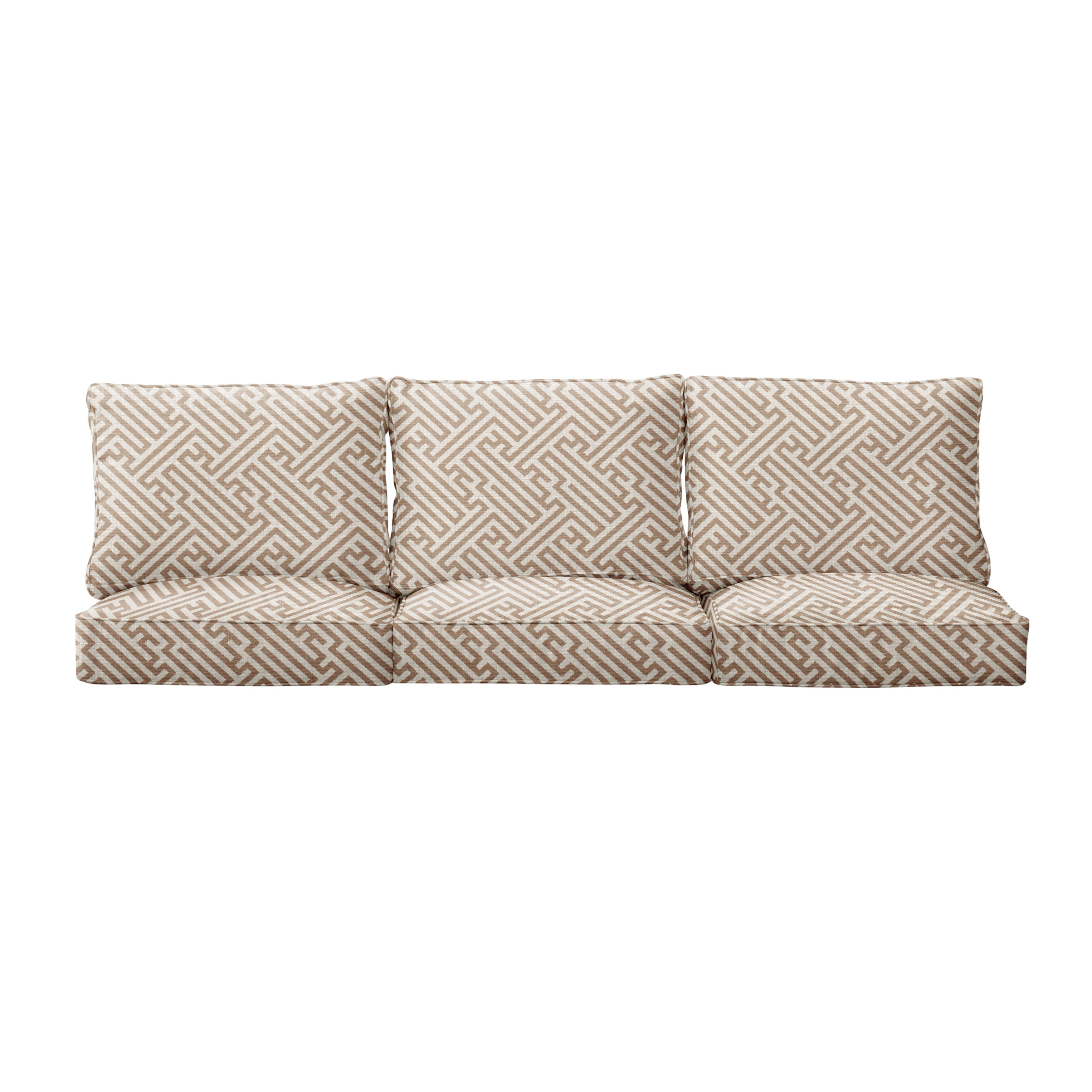 Outdura Square Outdoor Deep Seating Sofa Cushion Set