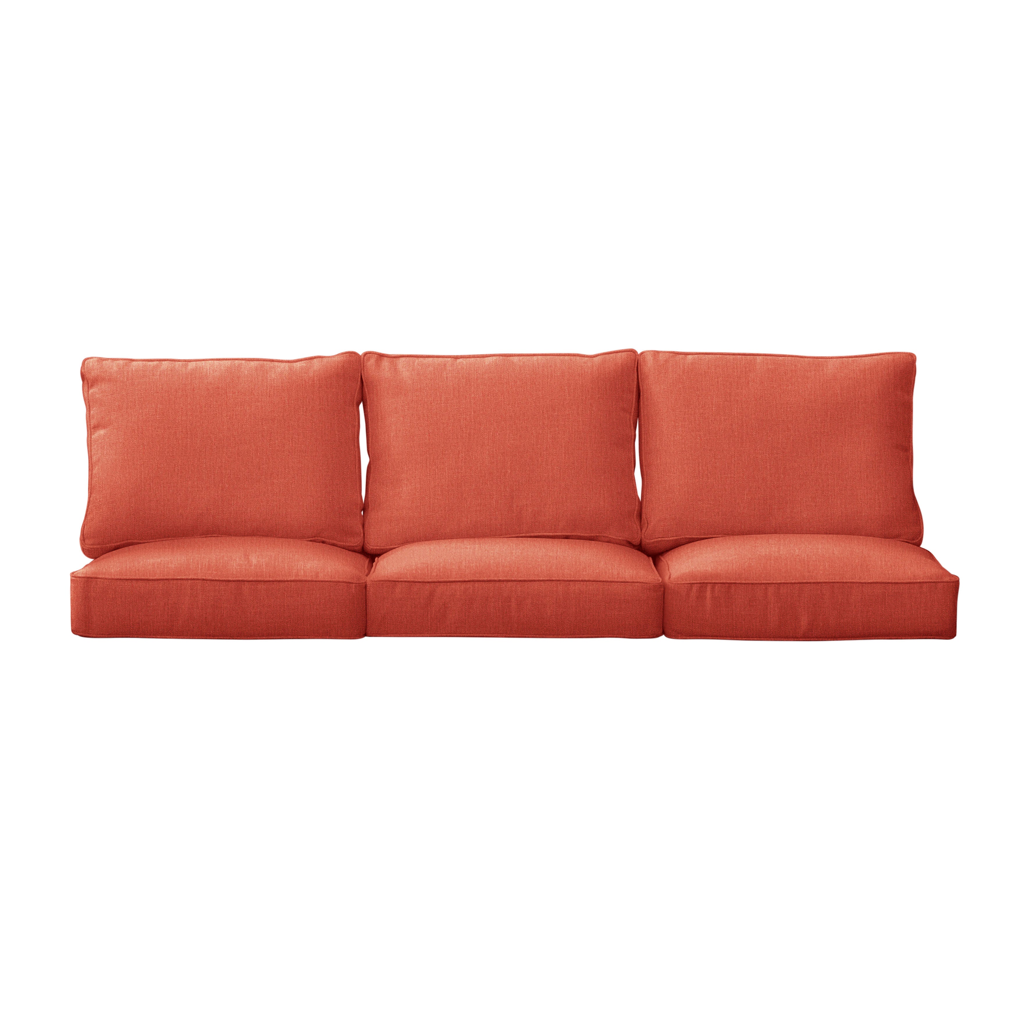 Sunbrella Square Outdoor Deep Seating Sofa Cushion Set