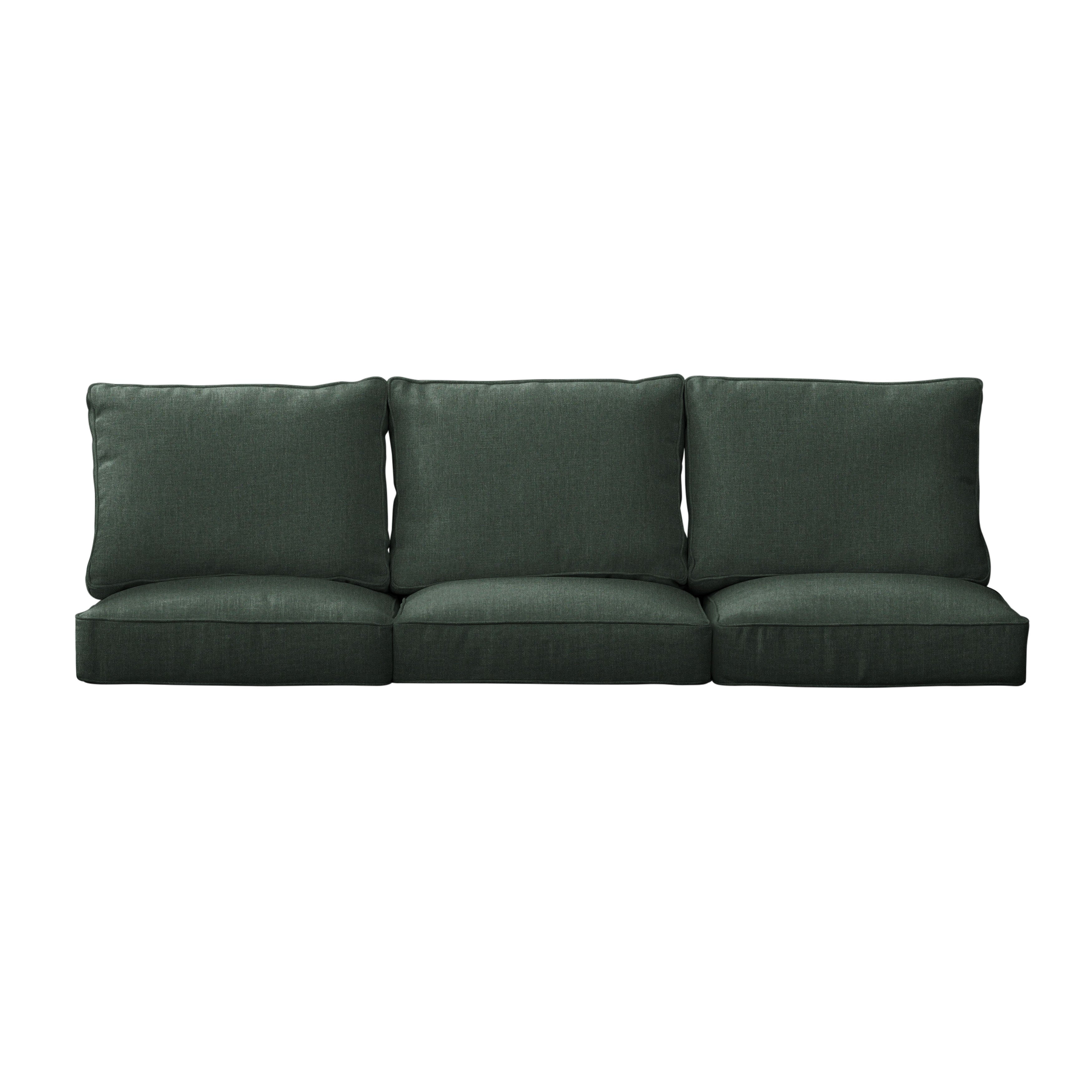 Sunbrella Square Outdoor Deep Seating Sofa Cushion Set
