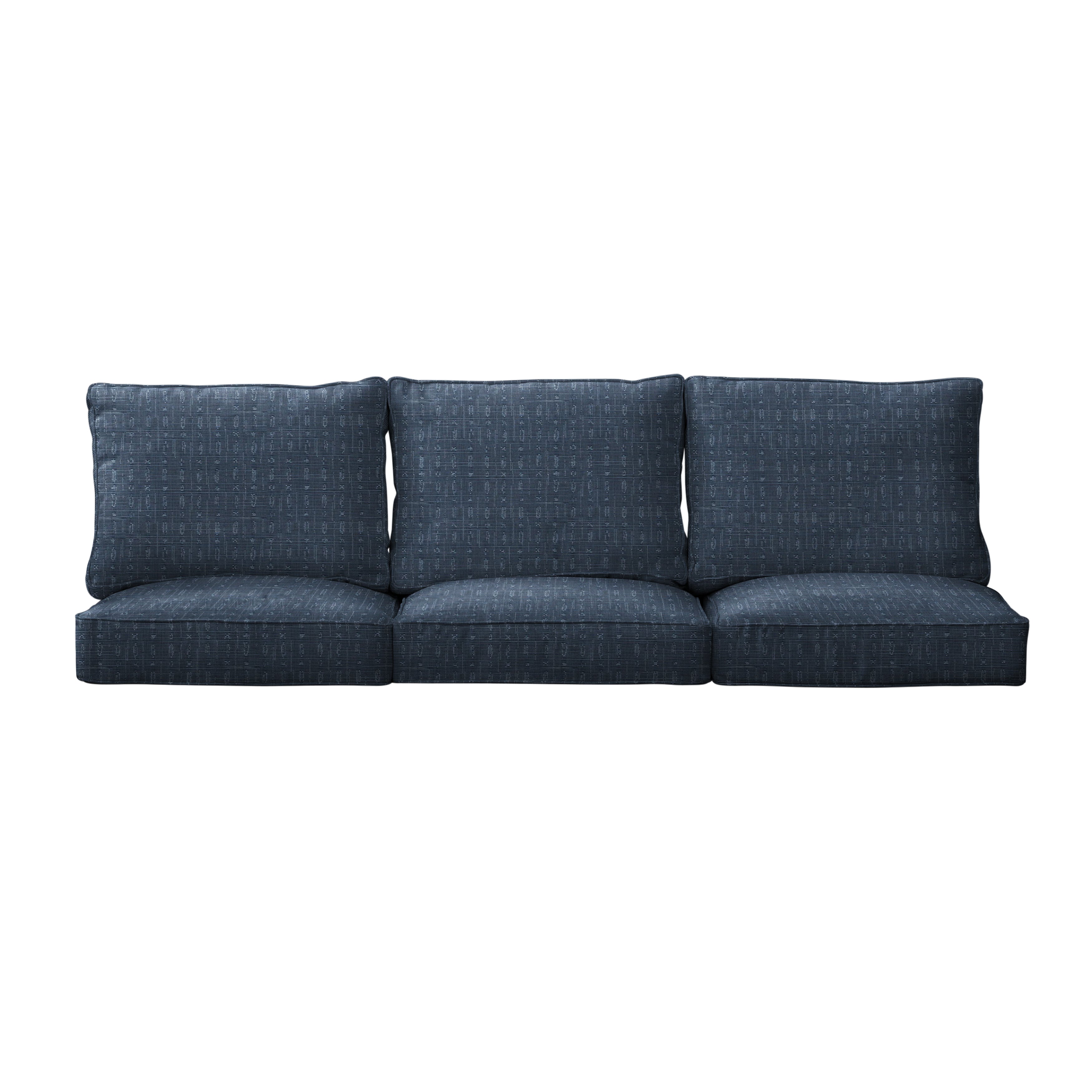Sunbrella Square Outdoor Deep Seating Sofa Cushion Set