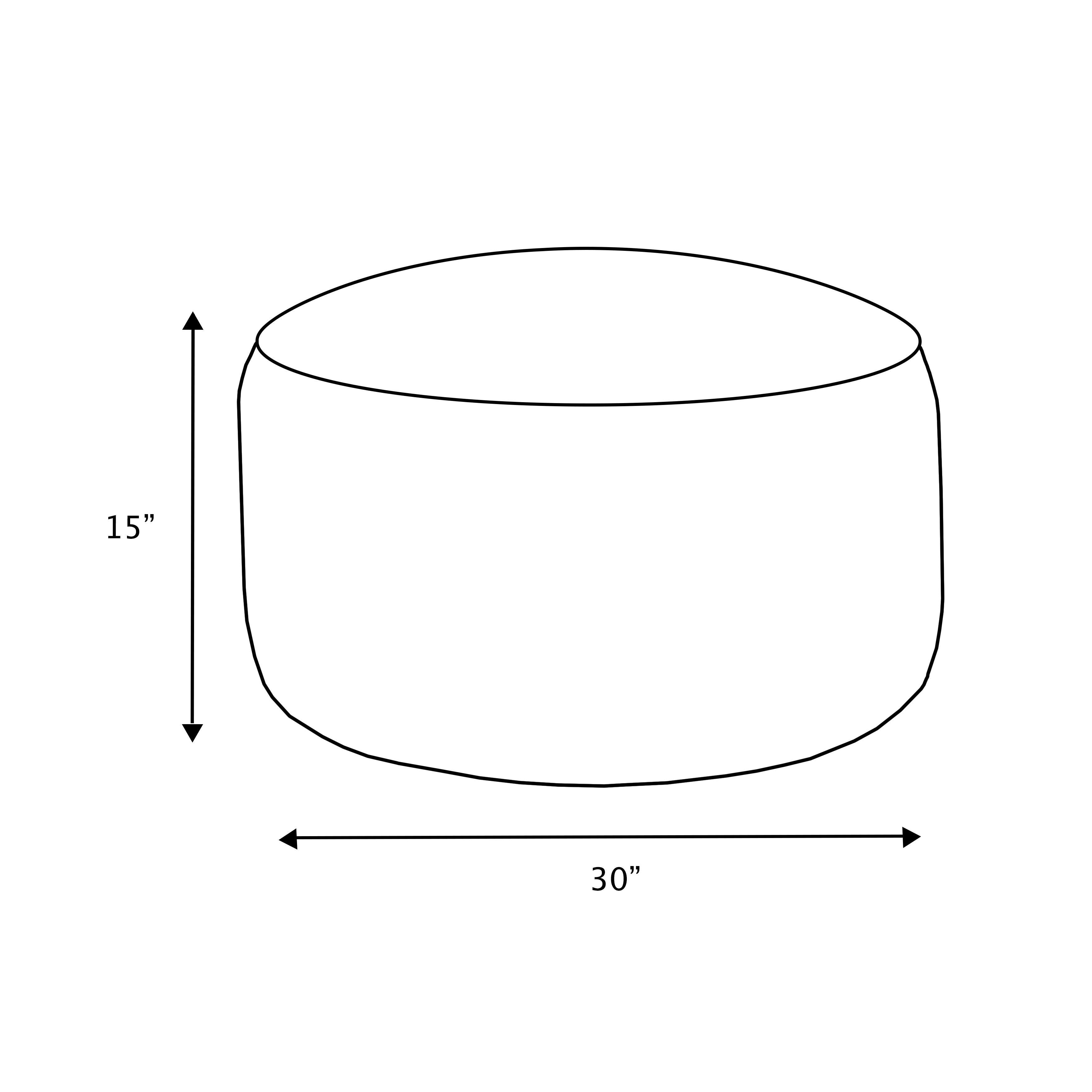 Square Zazzle Indoor Bean Pouf - Sorra Home
