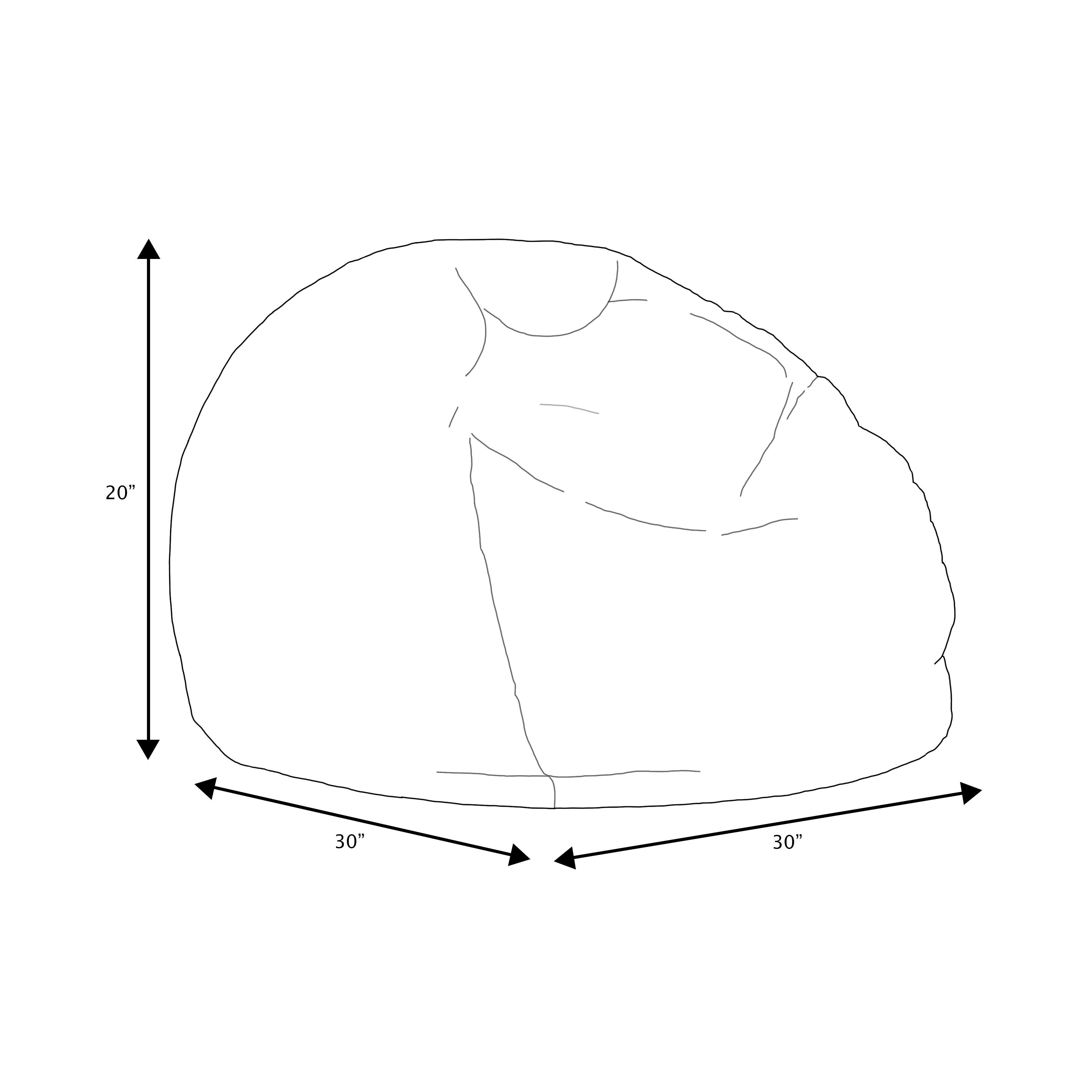 Indoor/Outdoor Bean Bag Chair - Sorra Home