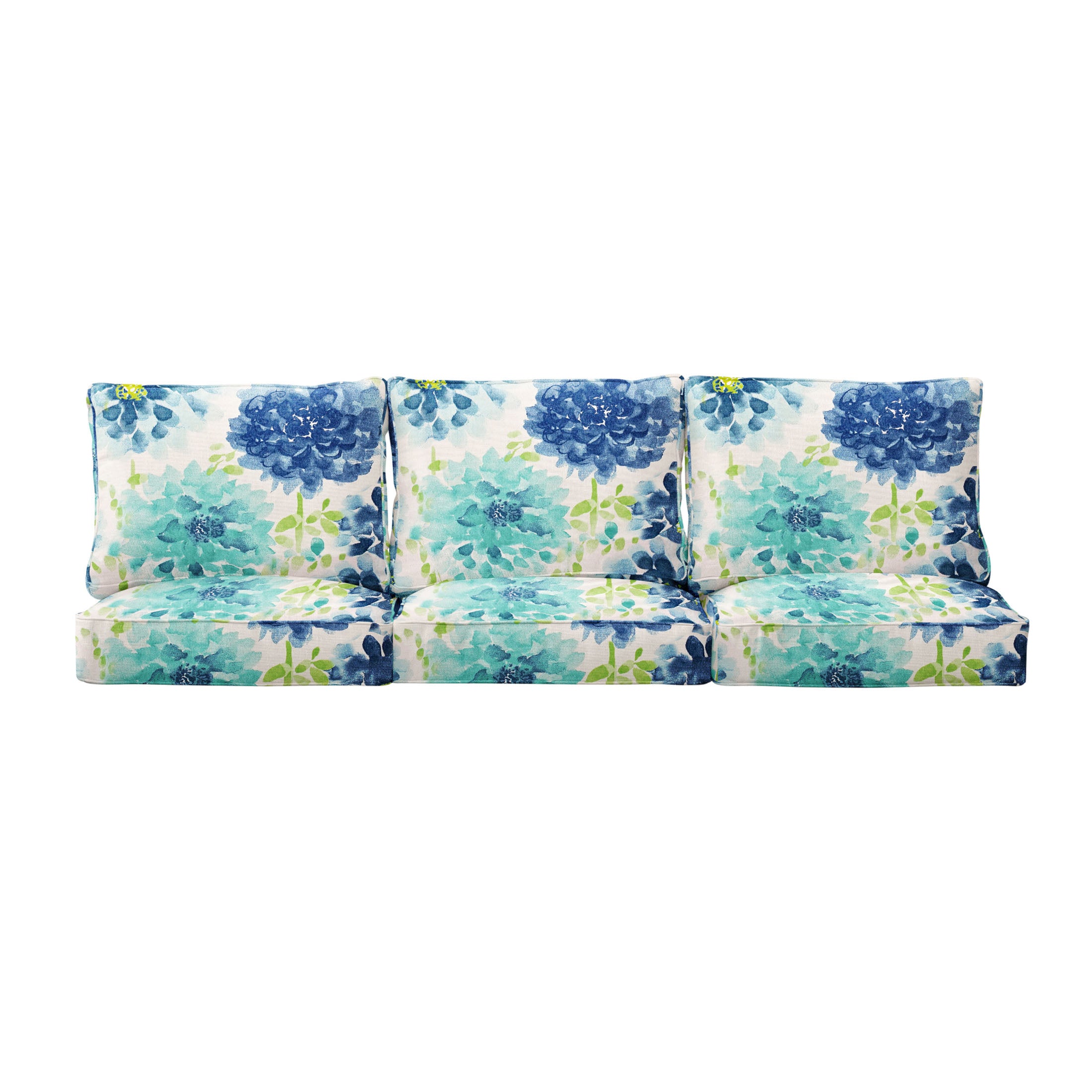 Square Outdoor Deep Seating Sofa Cushion Set