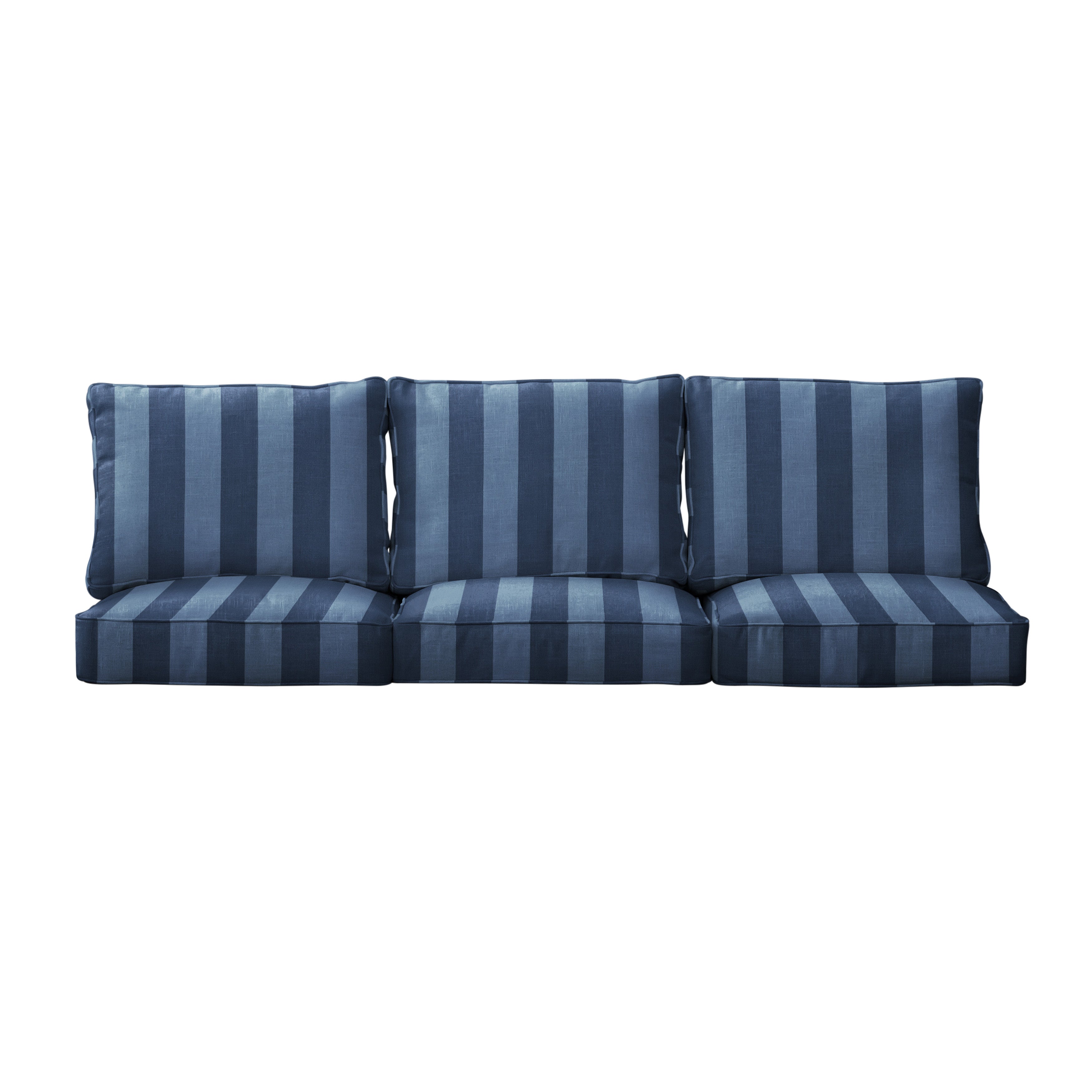 Square Outdoor Deep Seating Sofa Cushion Set