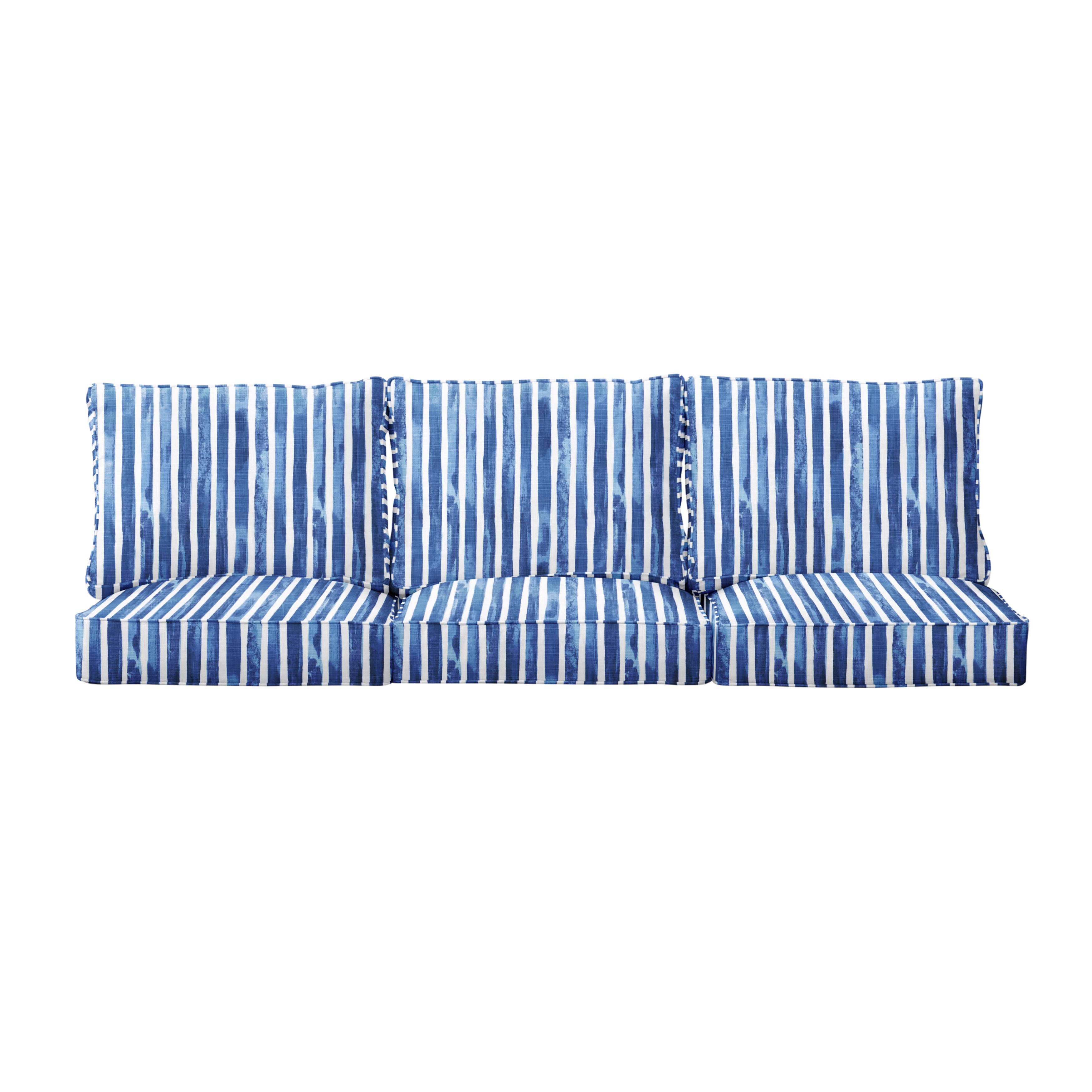 Square Outdoor Deep Seating Sofa Cushion Set