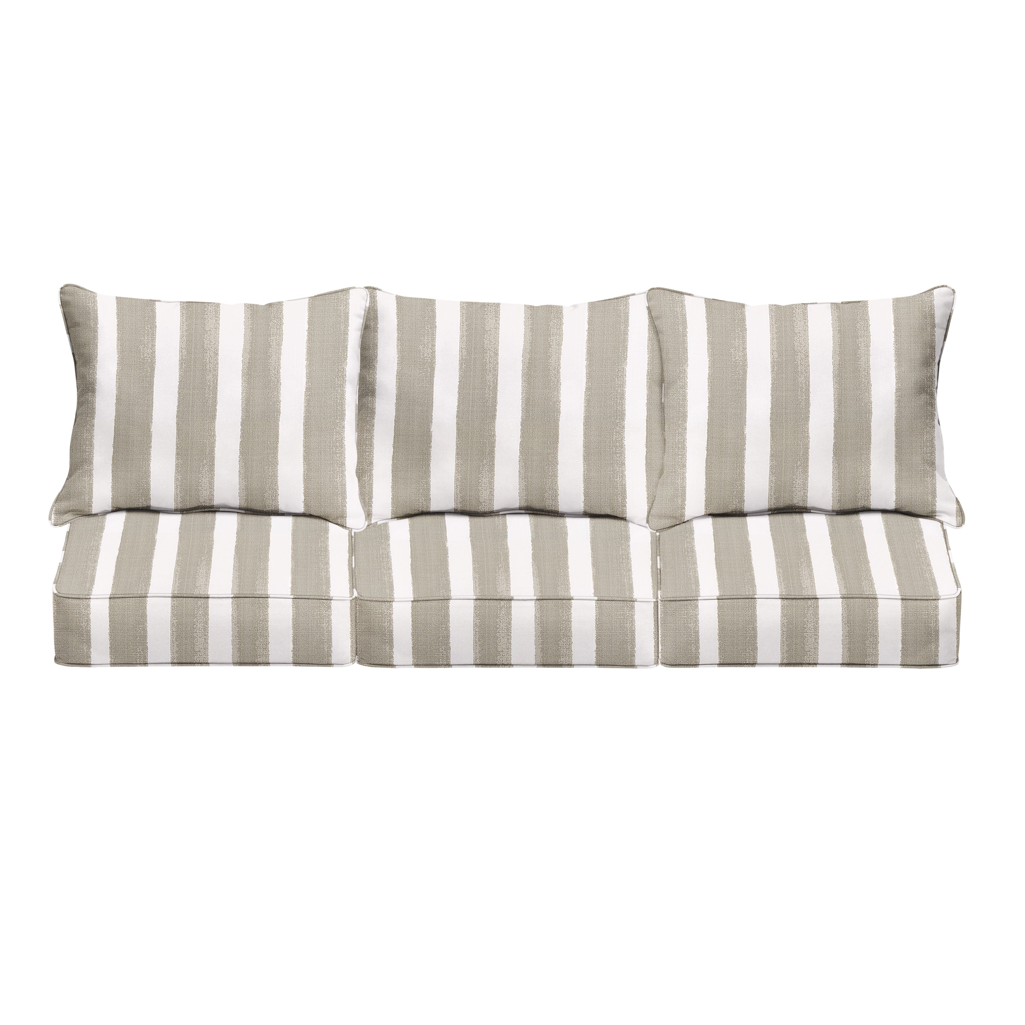 Outdoor Deep Seating Sofa Pillow and Cushion Set