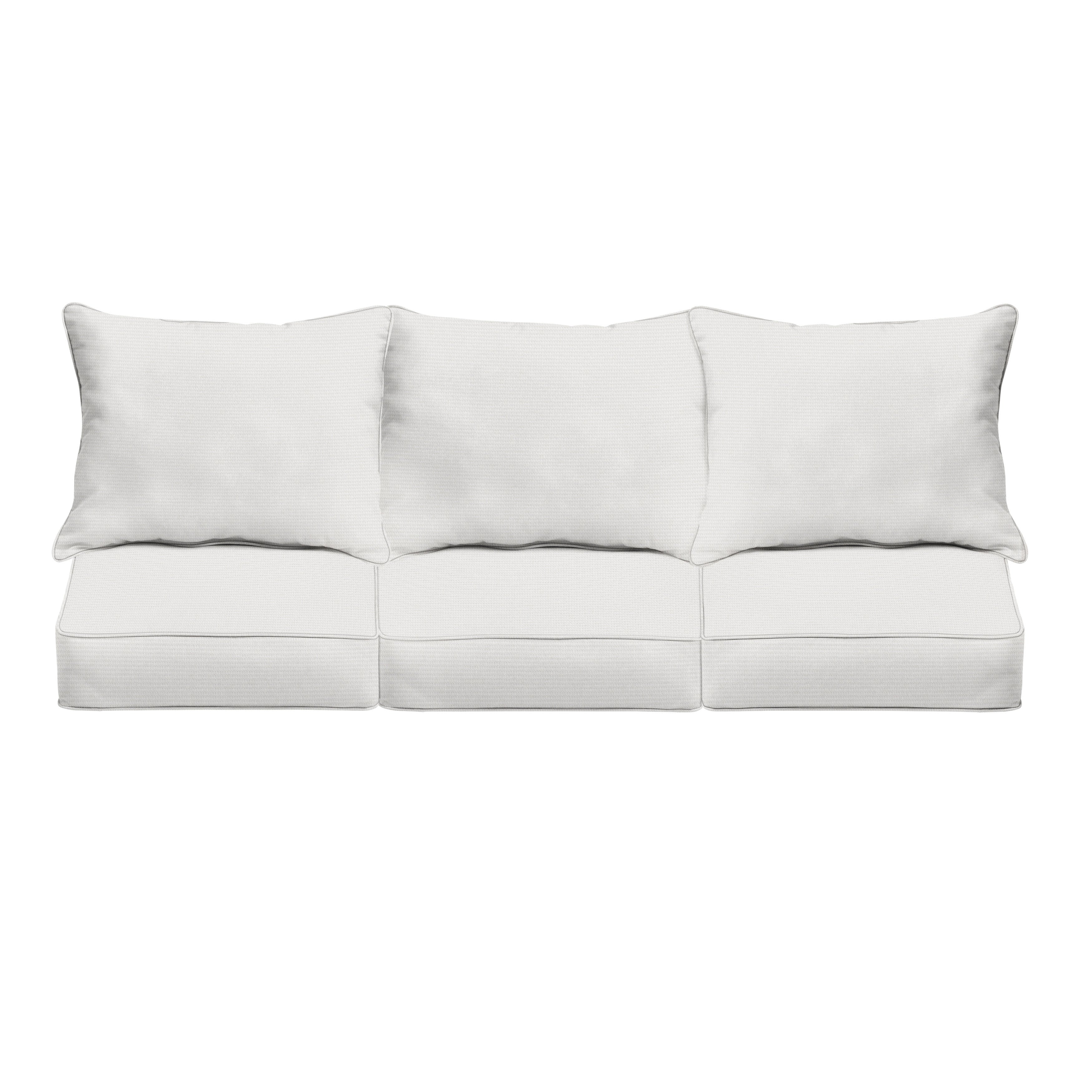 Outdura Outdoor Deep Seating Sofa Pillow and Cushion Set