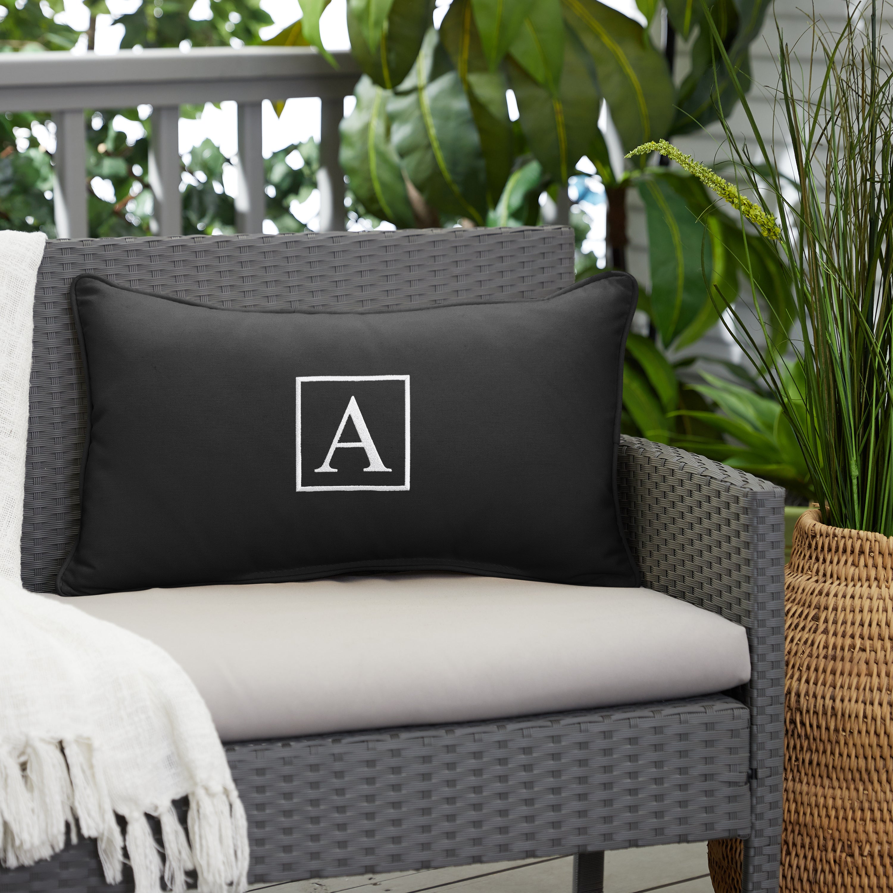 Sunbrella Rectangle Outdoor Pillow