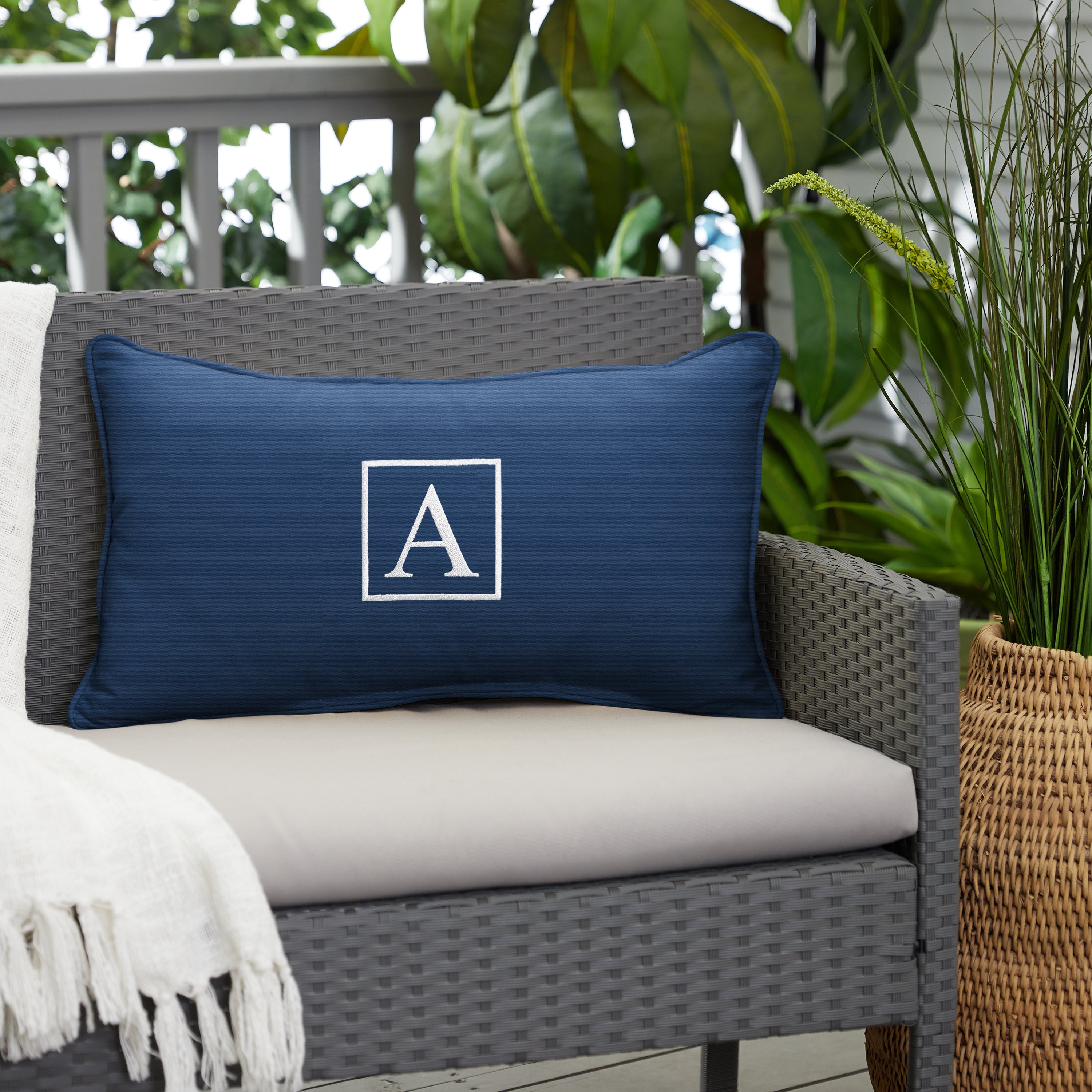 Sunbrella Rectangle Outdoor Pillow