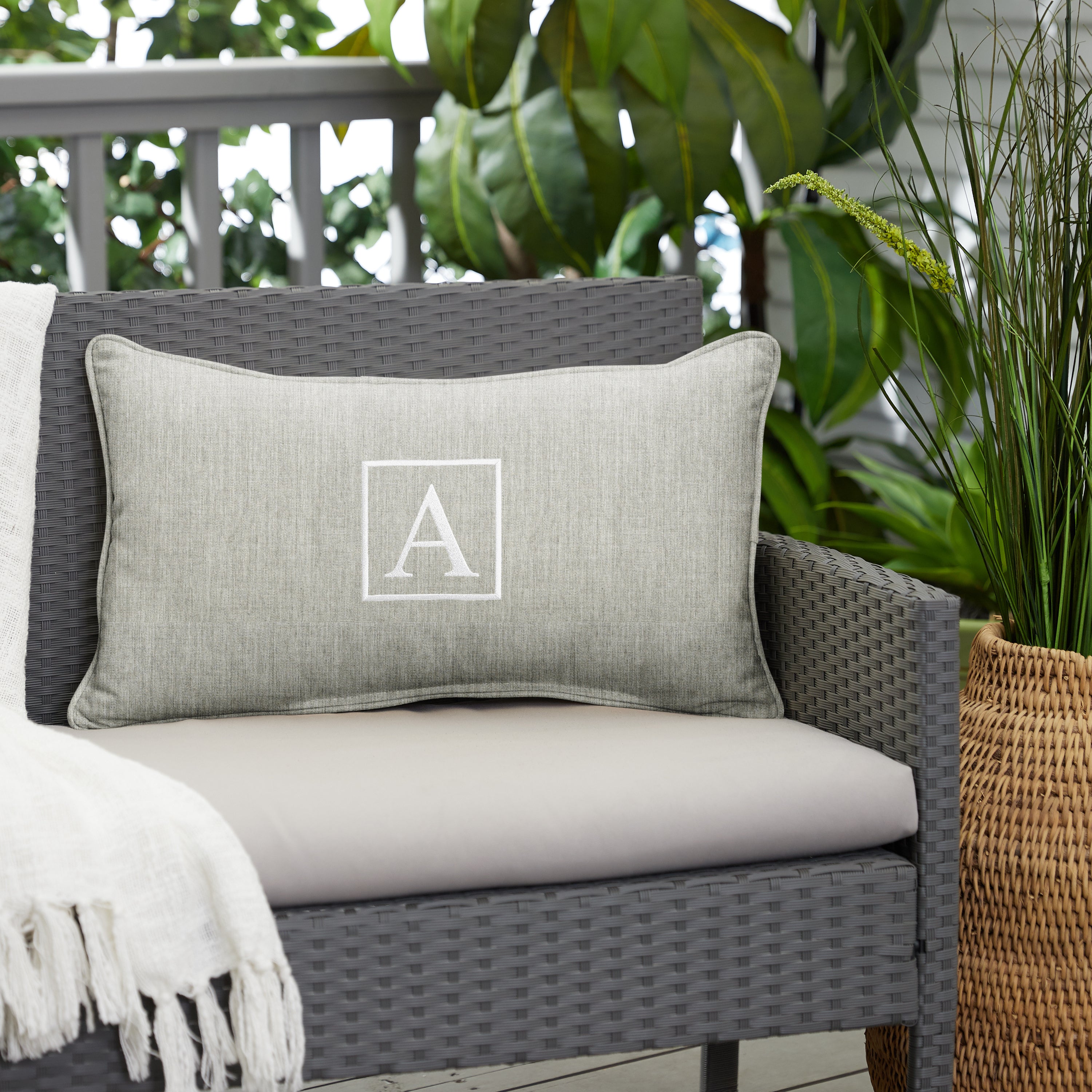 Sunbrella Rectangle Outdoor Pillow