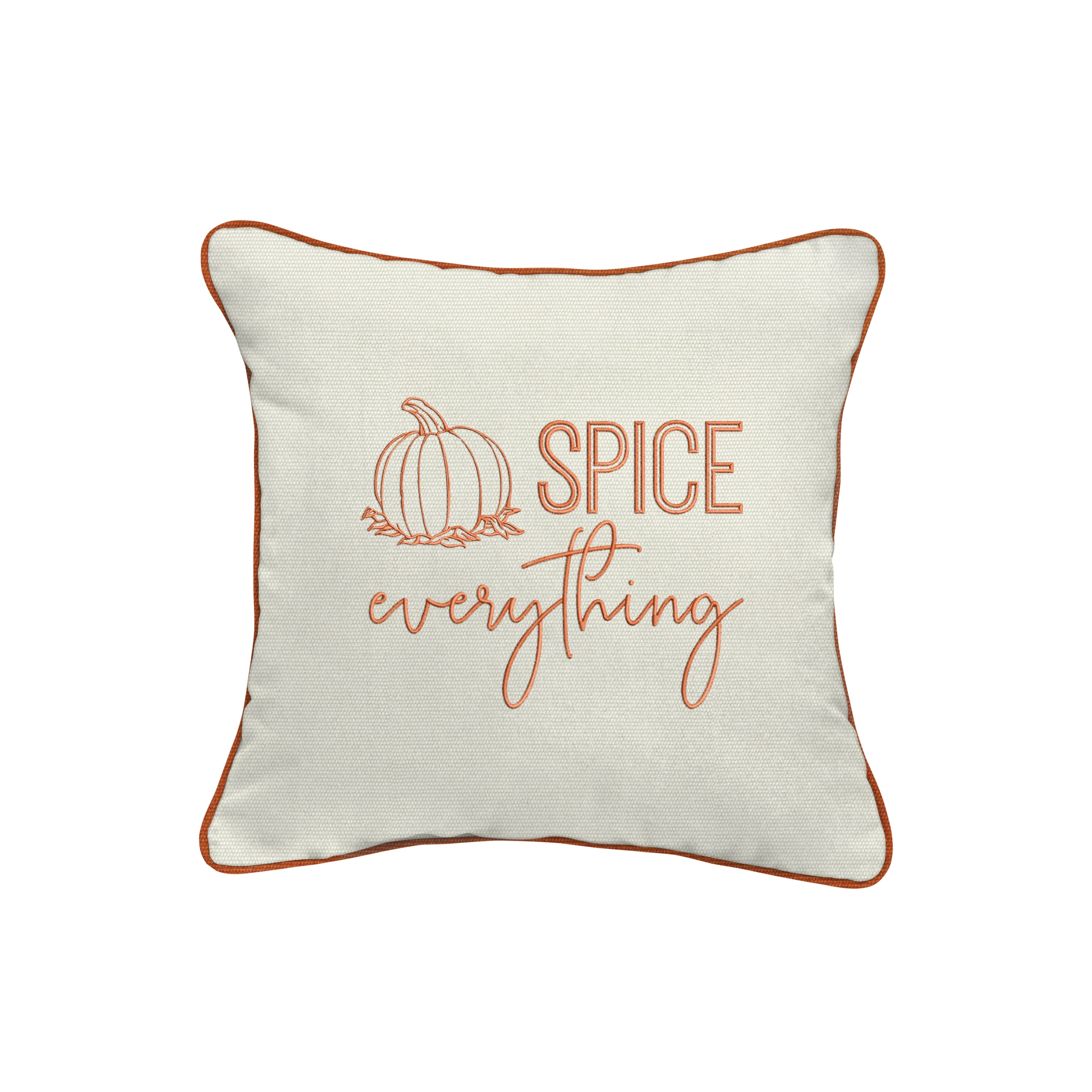 Sunbrella Fall & Halloween Embroidered Outdoor Pillow