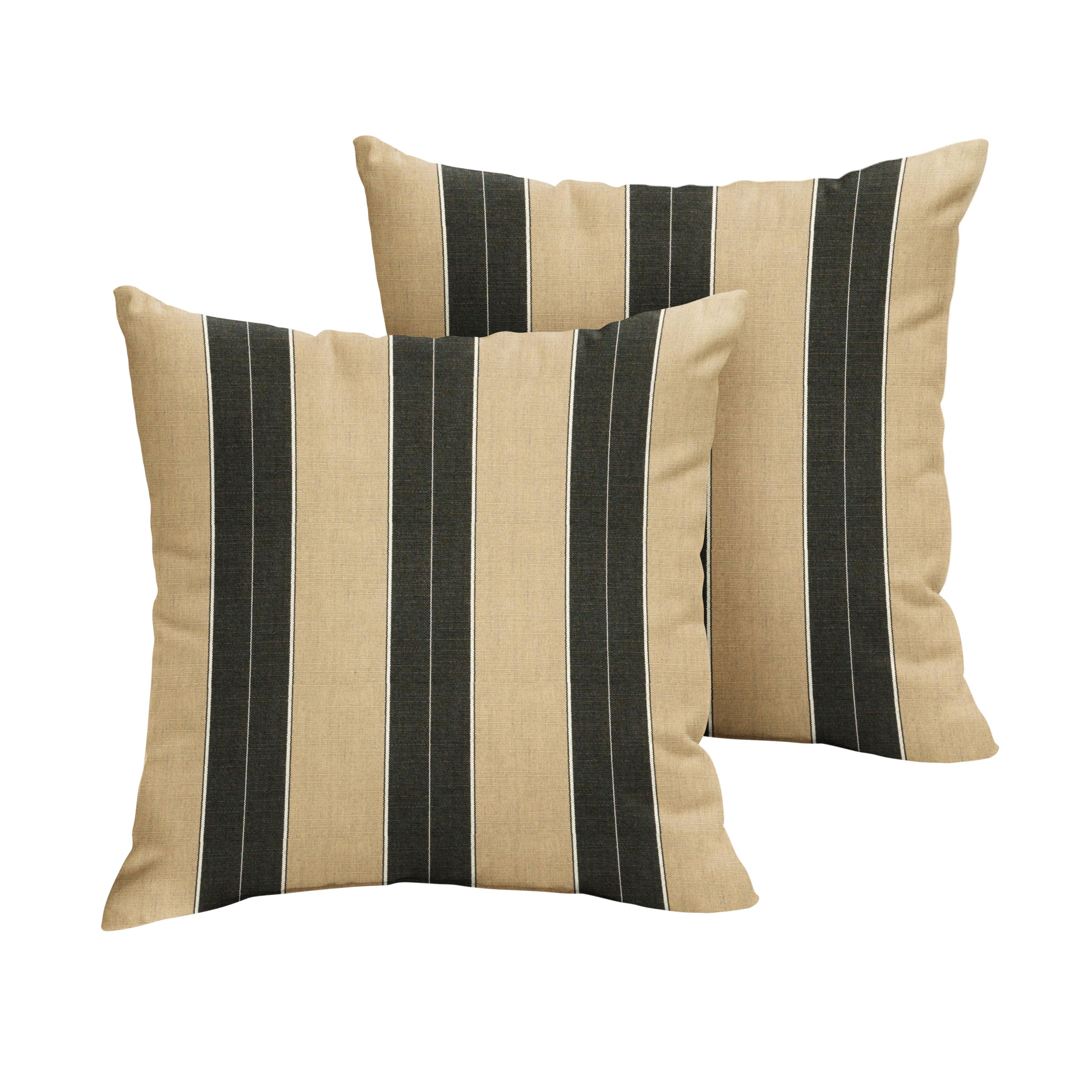 Sunbrella Berenson Square Pillow (Set of 2) - Sorra Home