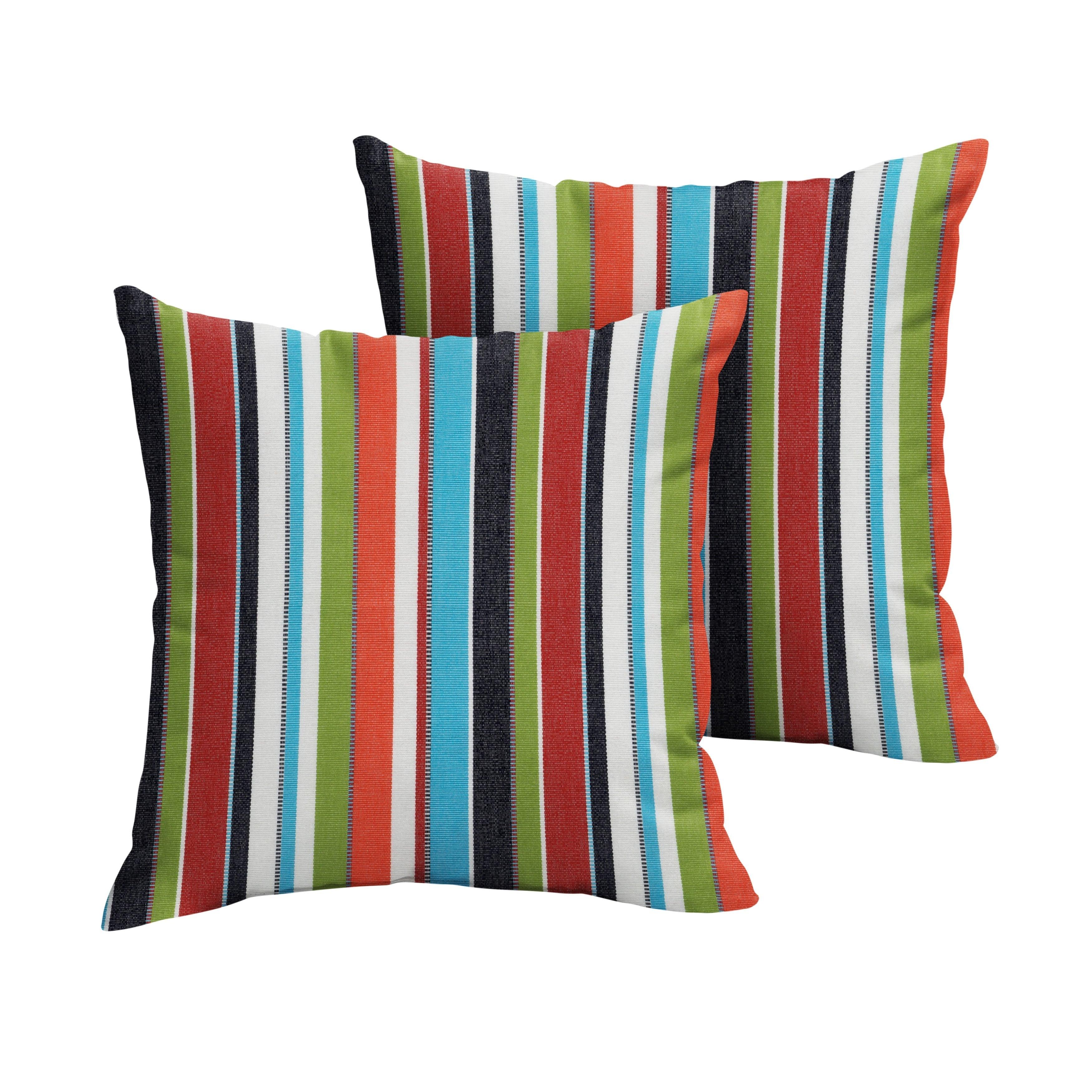 Sunbrella Carousel Square Pillow (Set of 2) - Sorra Home
