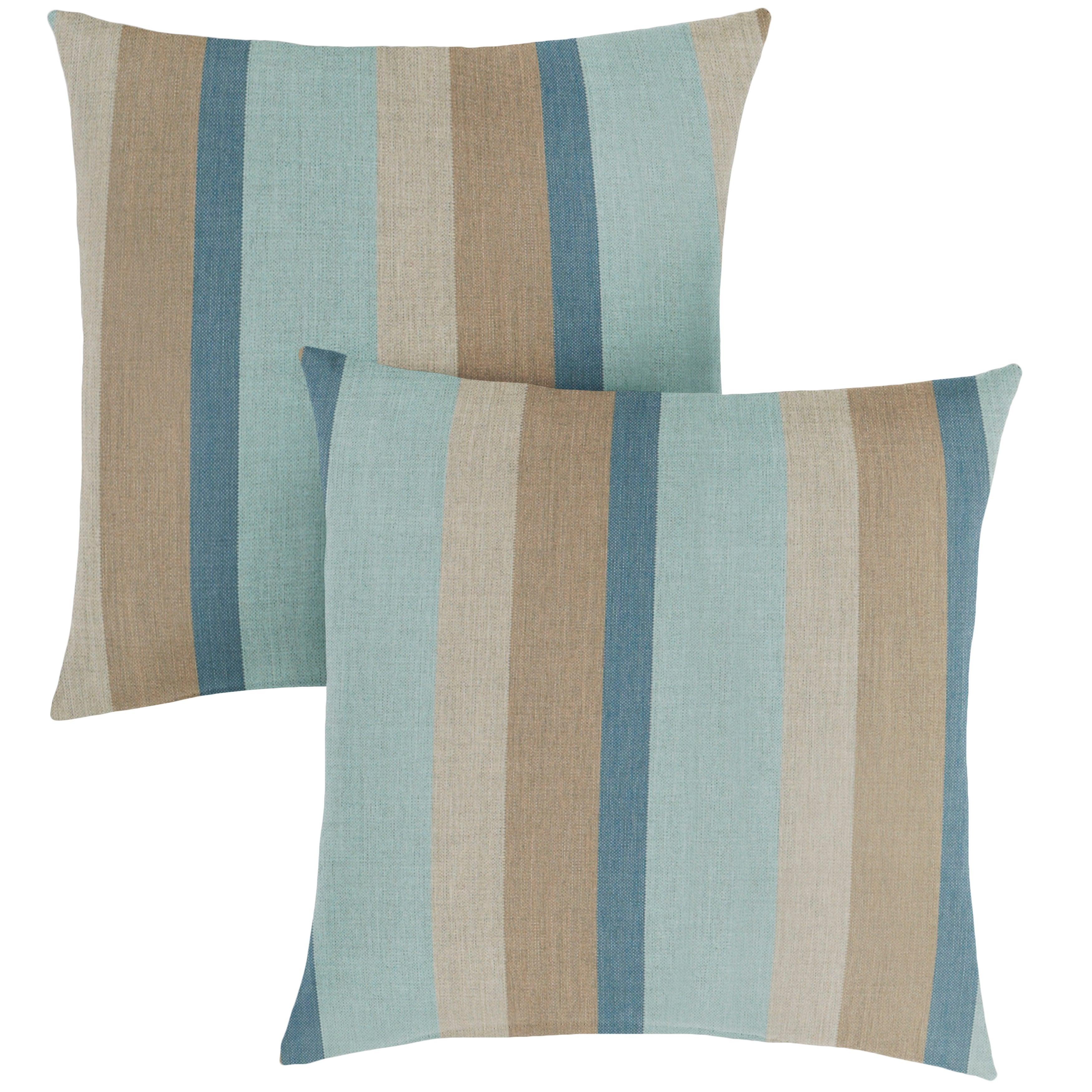 Sunbrella Mist Square Pillow (Set of 2) - Sorra Home