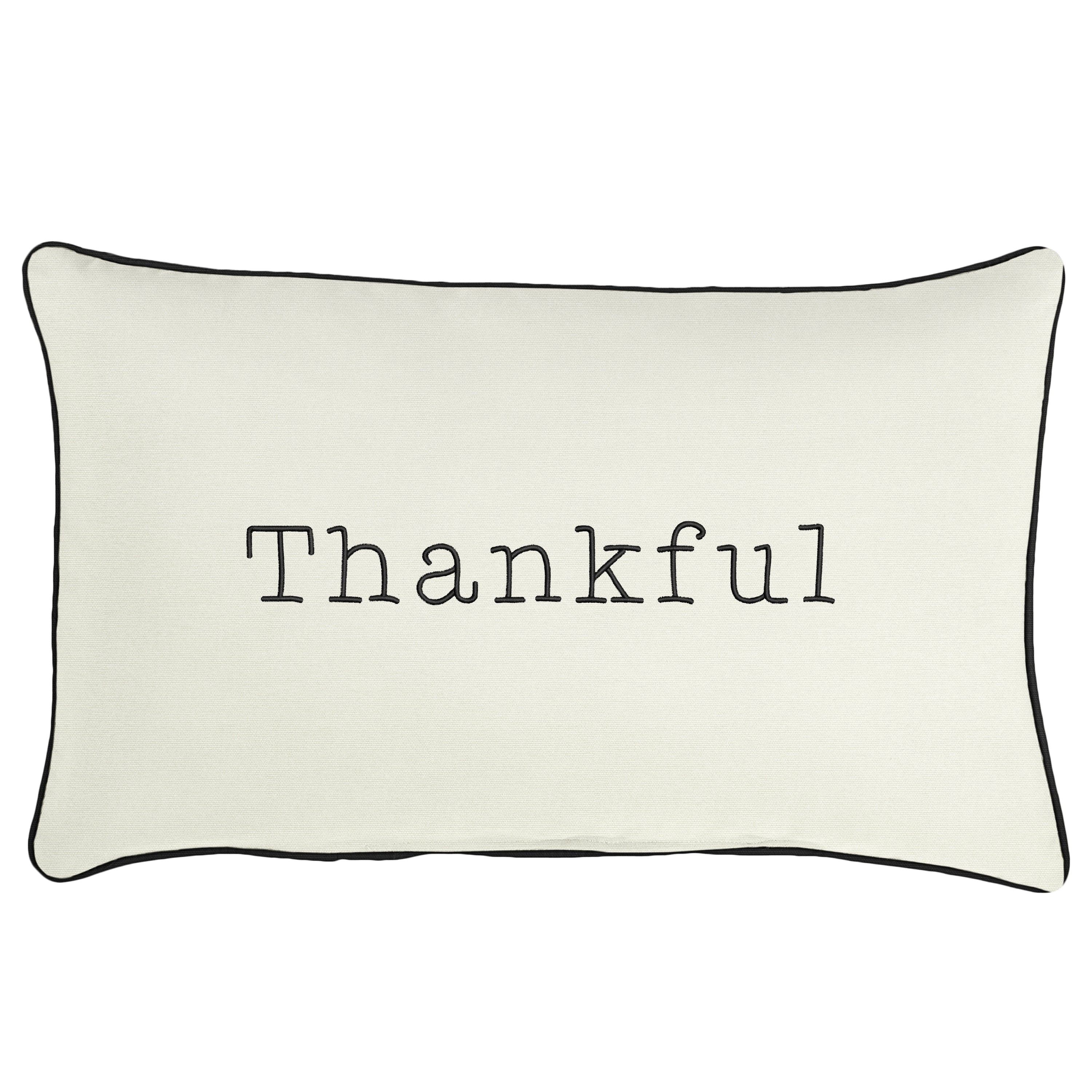 Sunbrella Fall & Halloween Embroidered Outdoor Pillow