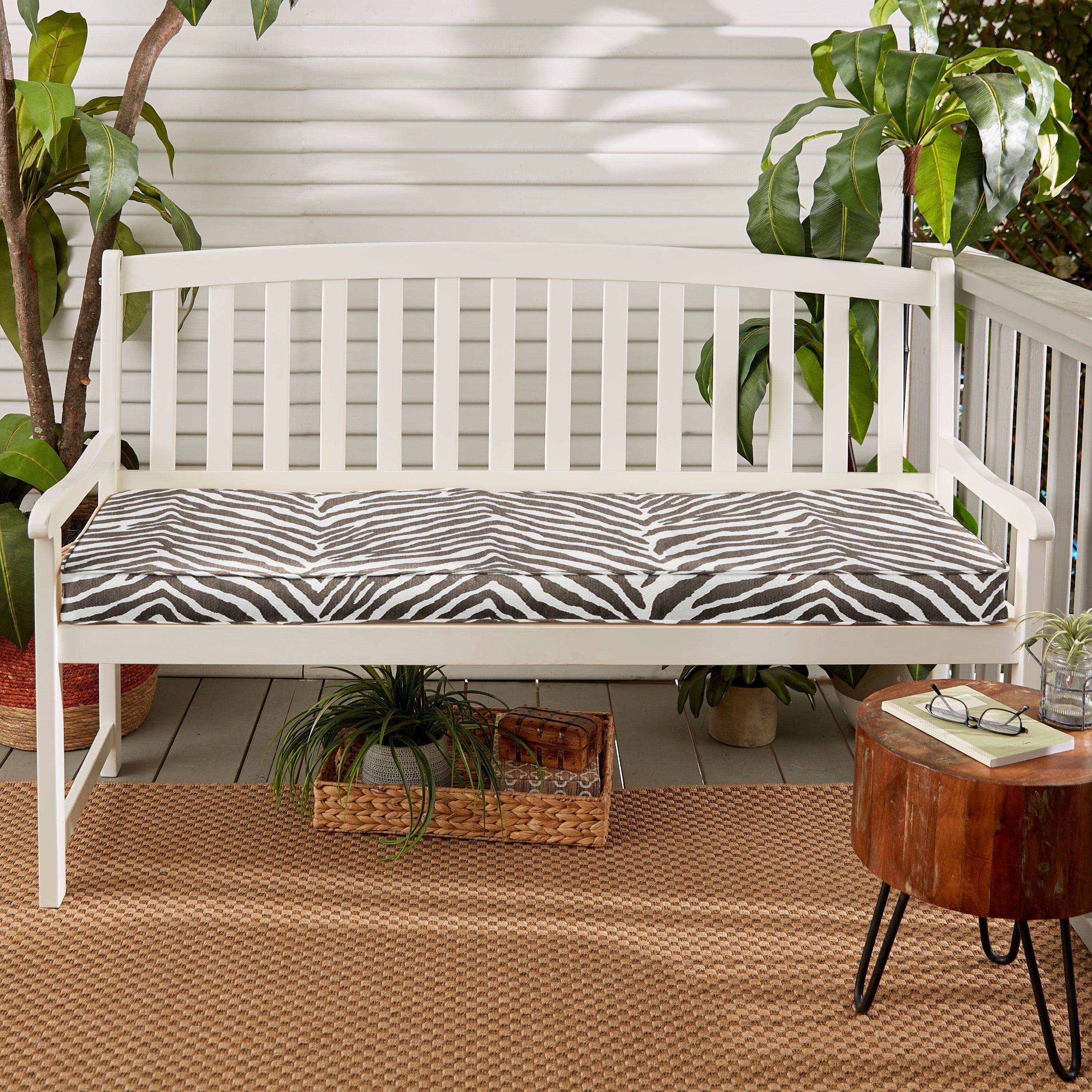 Sunbrella Namibia Indoor/Outdoor Bench Cushion - Sorra Home