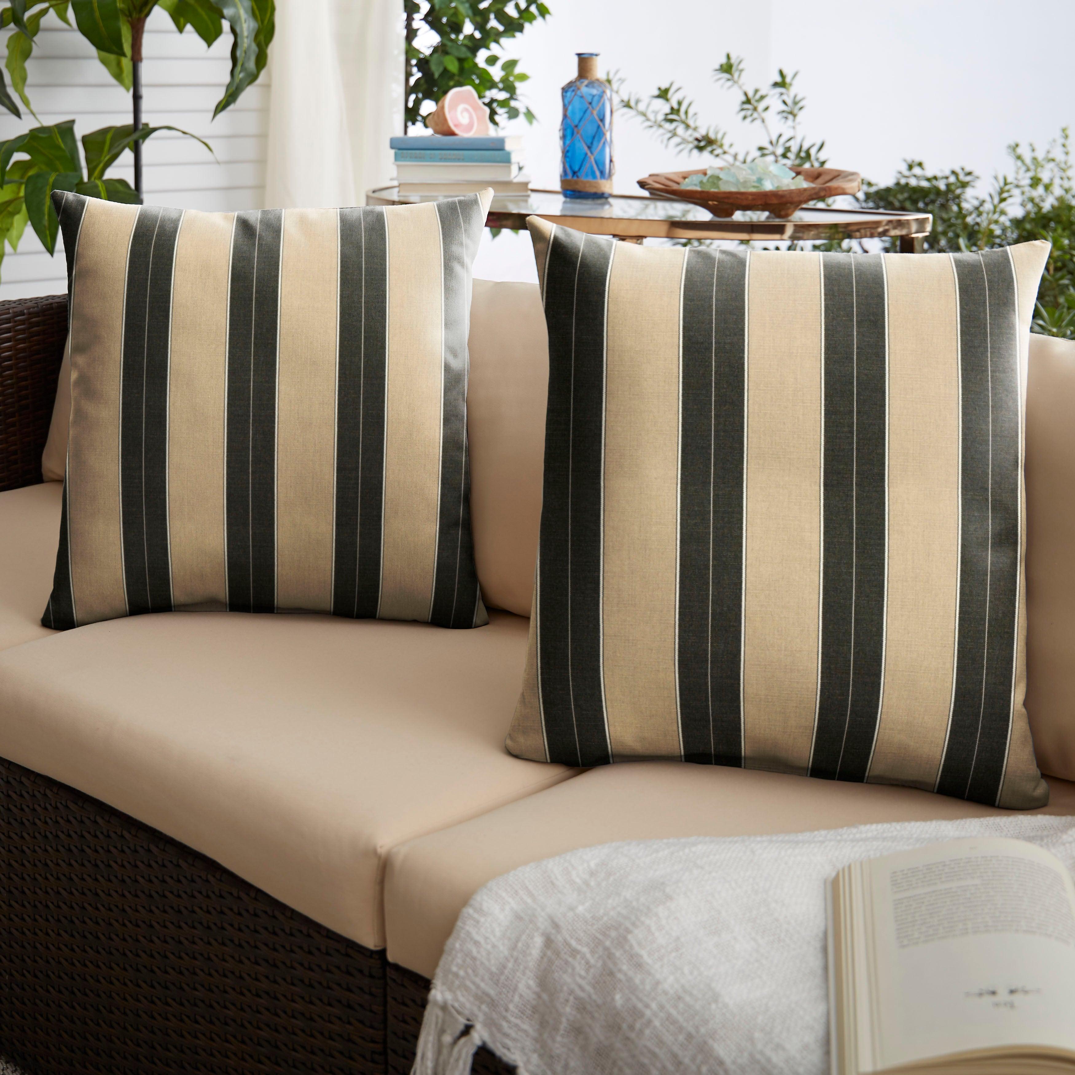 Sunbrella Berenson Square Pillow (Set of 2) - Sorra Home