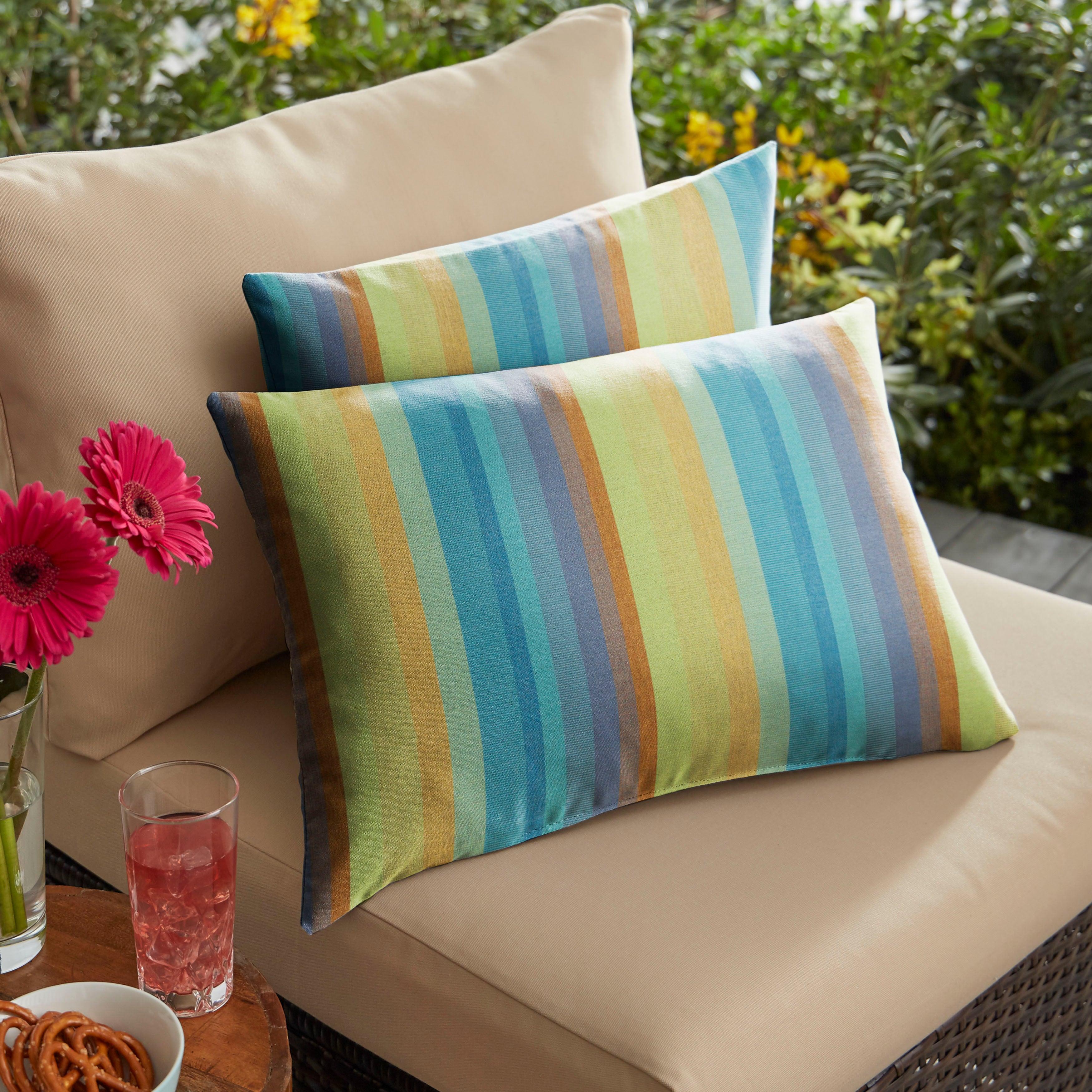 Sunbrella Astoria Lumbar Pillow (Set of 2) - Sorra Home