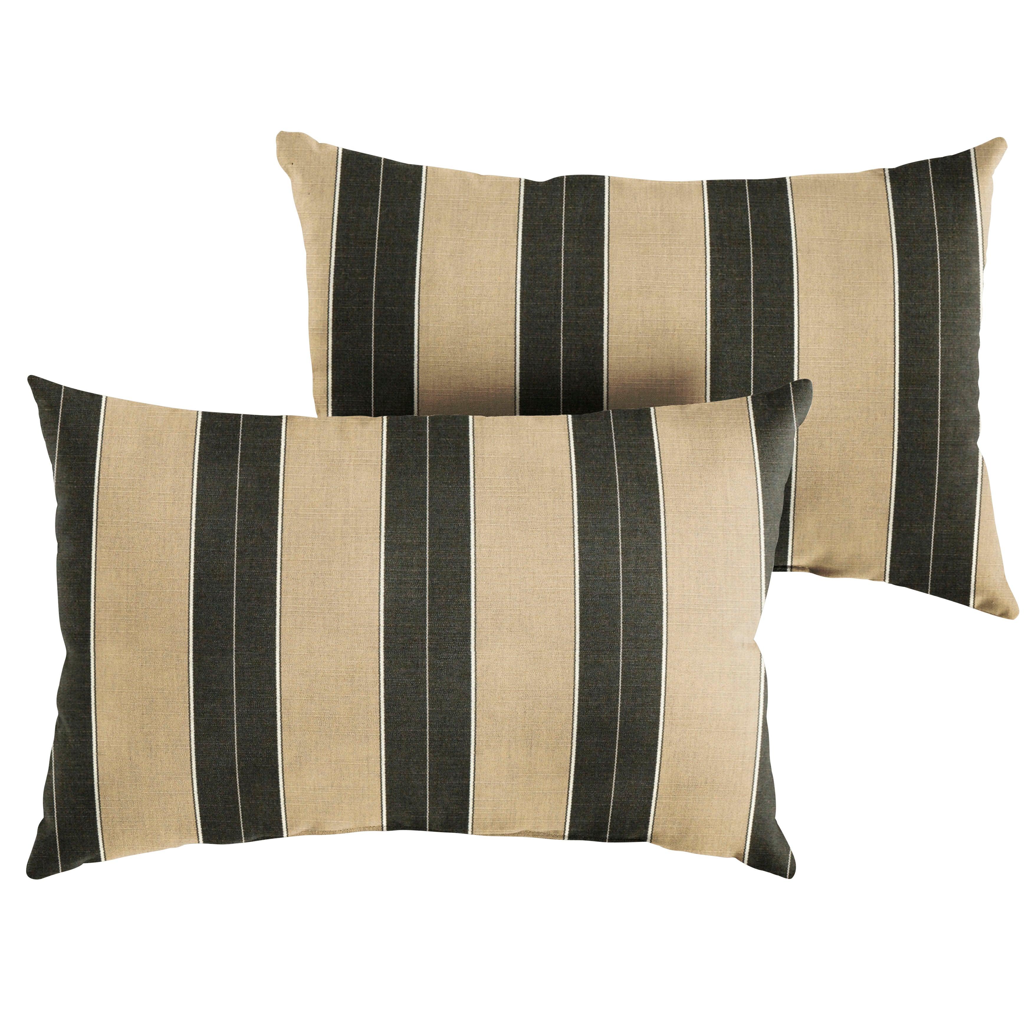 Sunbrella Berenson Lumbar Pillow (Set of 2) - Sorra Home