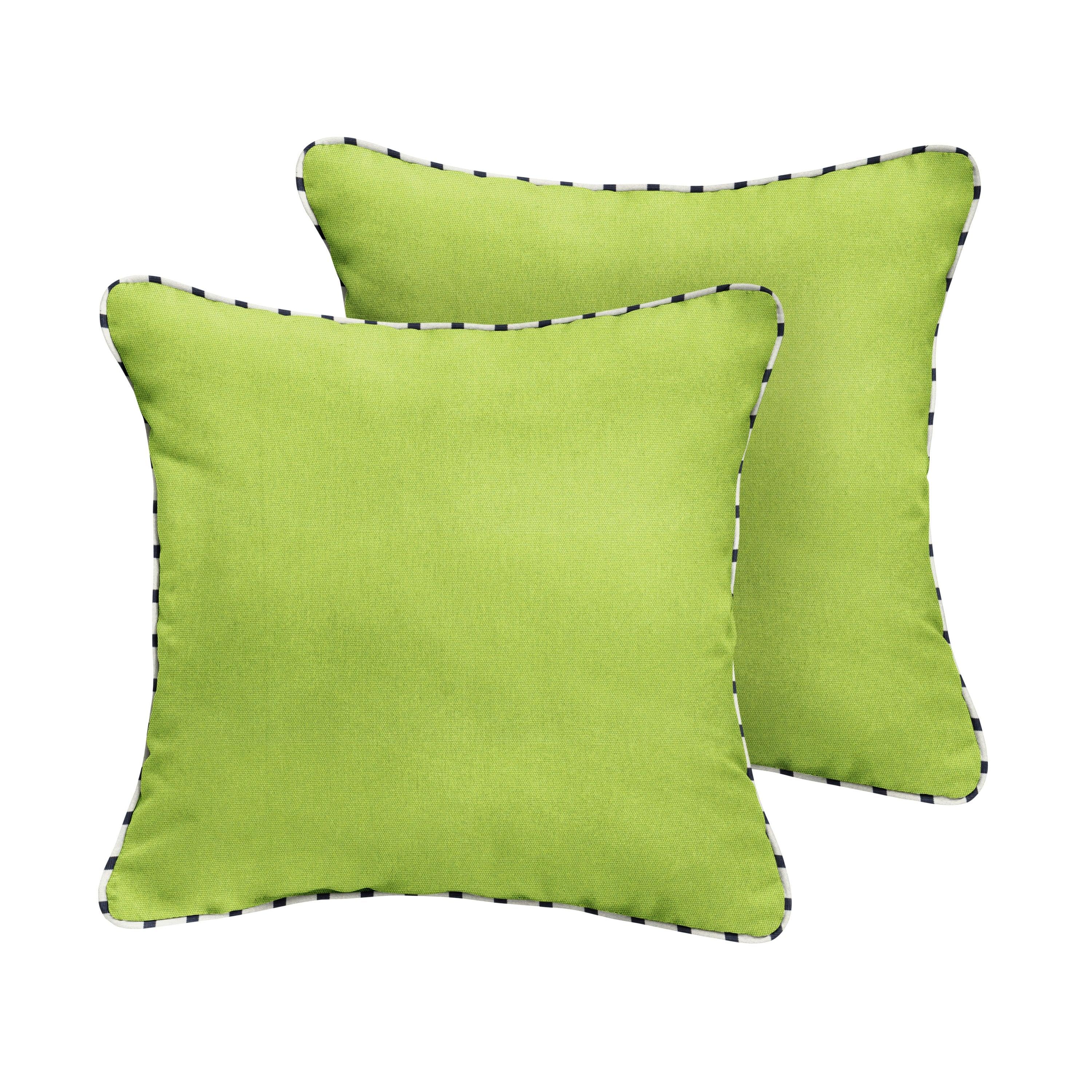Sunbrella Square Corded Pillow (Set of 2) - Sorra Home