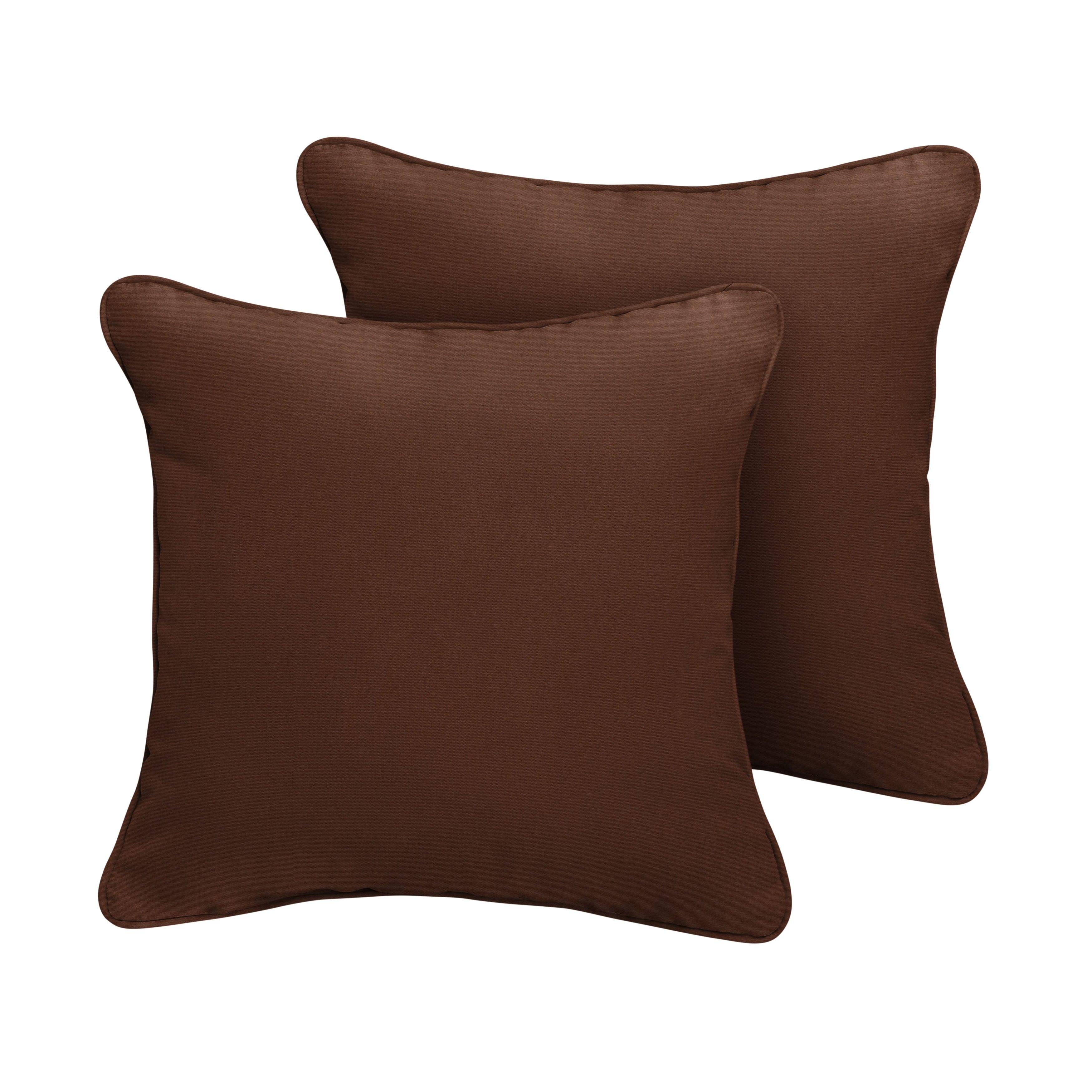 Sunbrella Square Corded Pillow (Set of 2) - Sorra Home