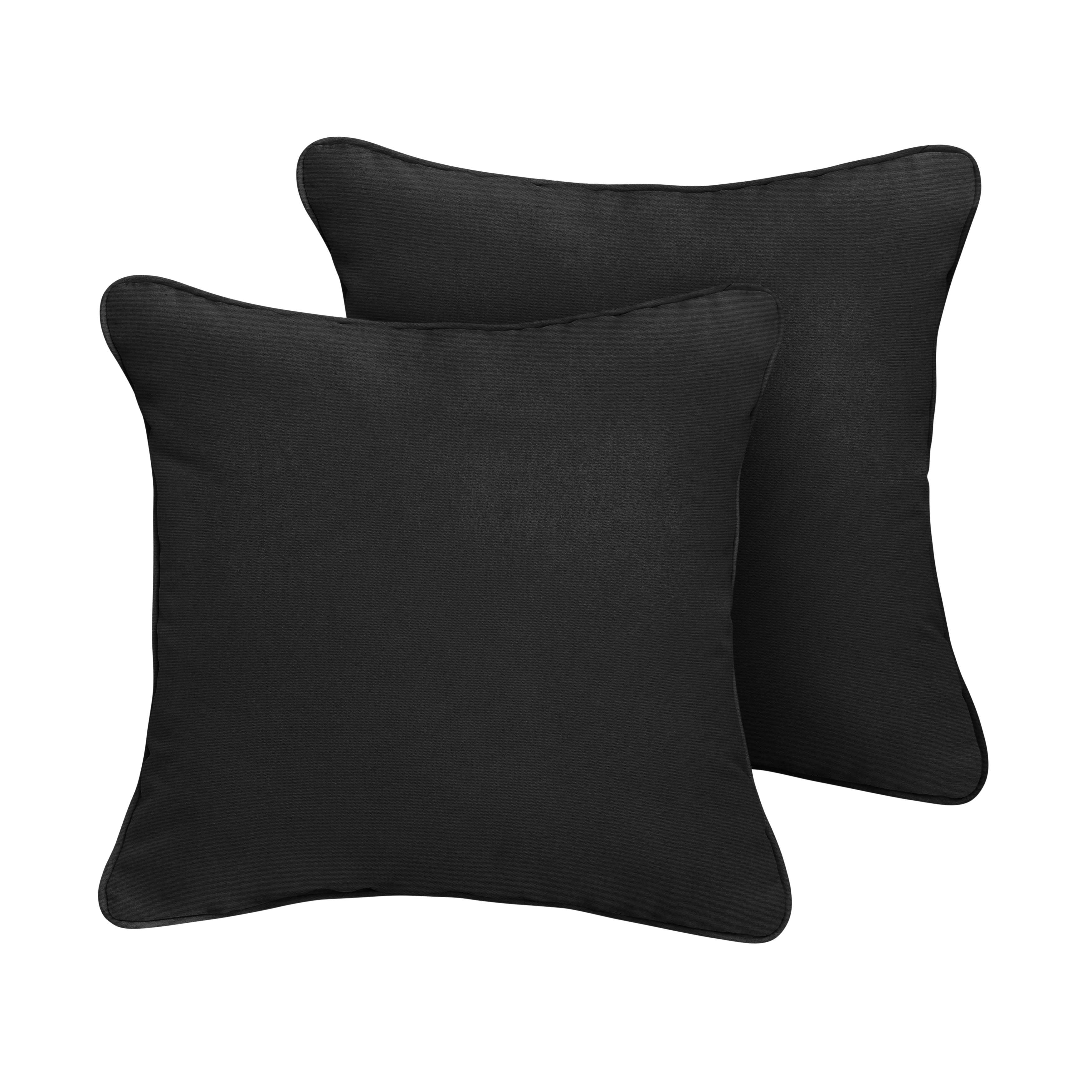Sunbrella Square Corded Pillow (Set of 2) - Sorra Home
