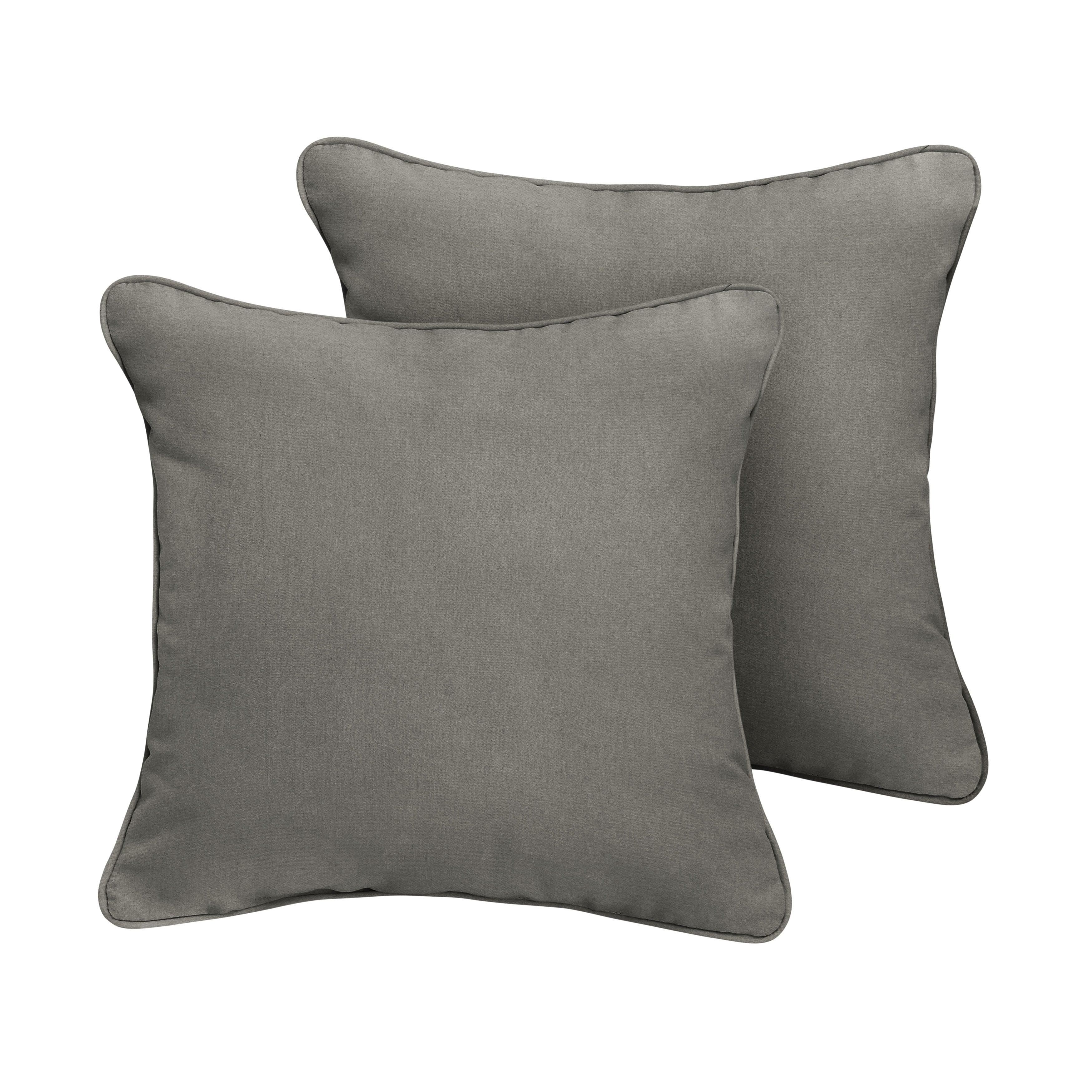 Sunbrella Square Corded Pillow (Set of 2) - Sorra Home