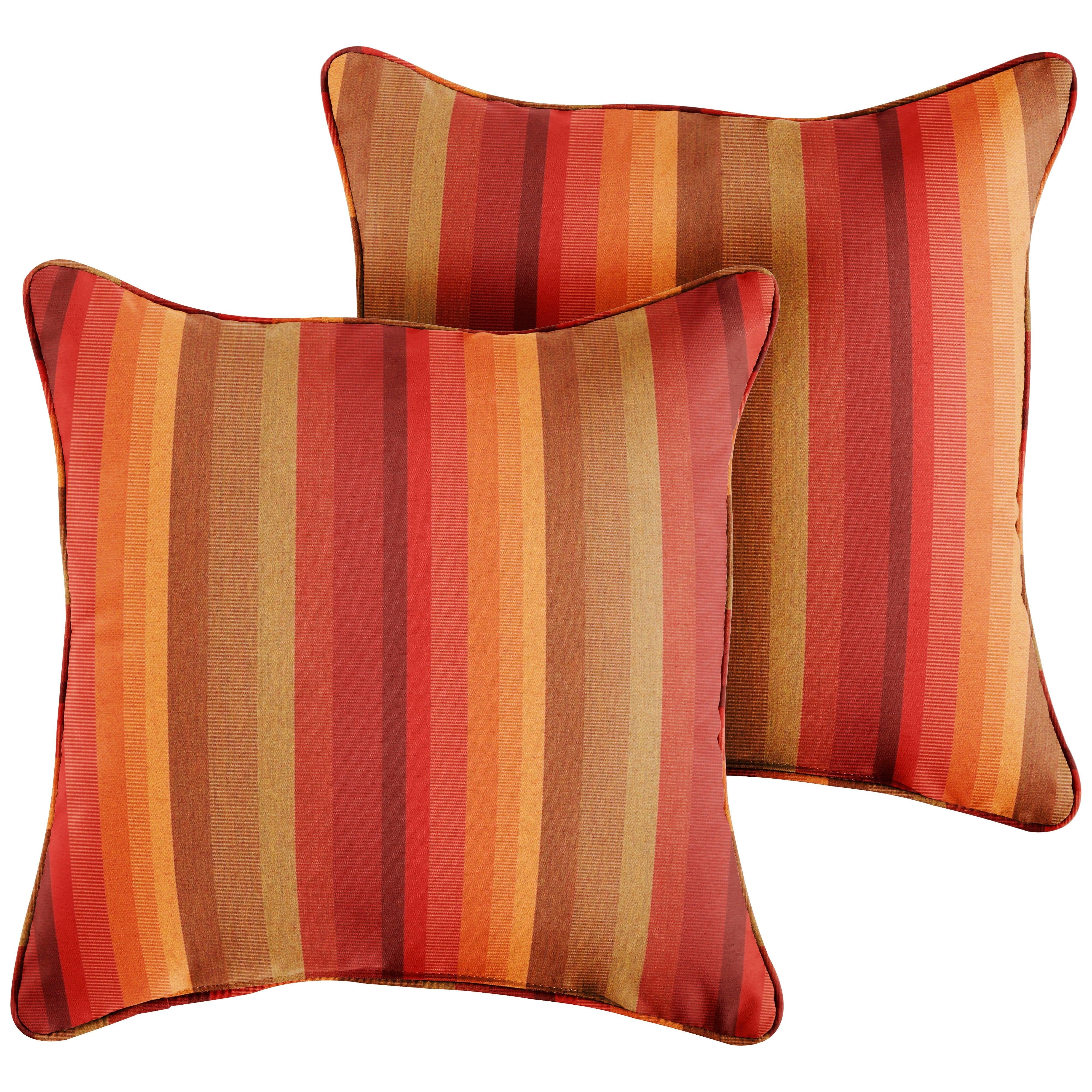 Sunbrella Astoria Square Corded Pillow (Set of 2) - Sorra Home