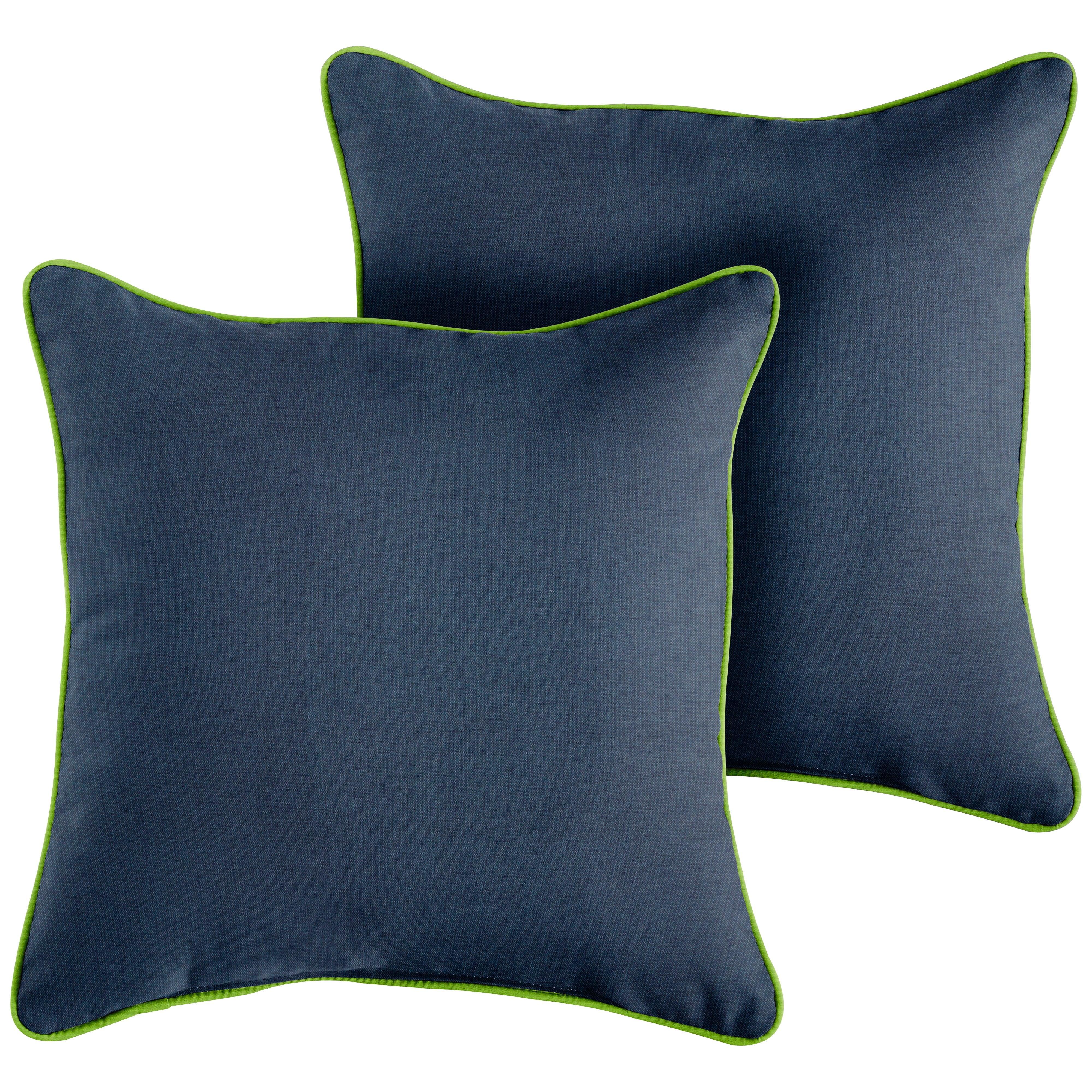 Sunbrella Square Corded Pillow (Set of 2) - Sorra Home