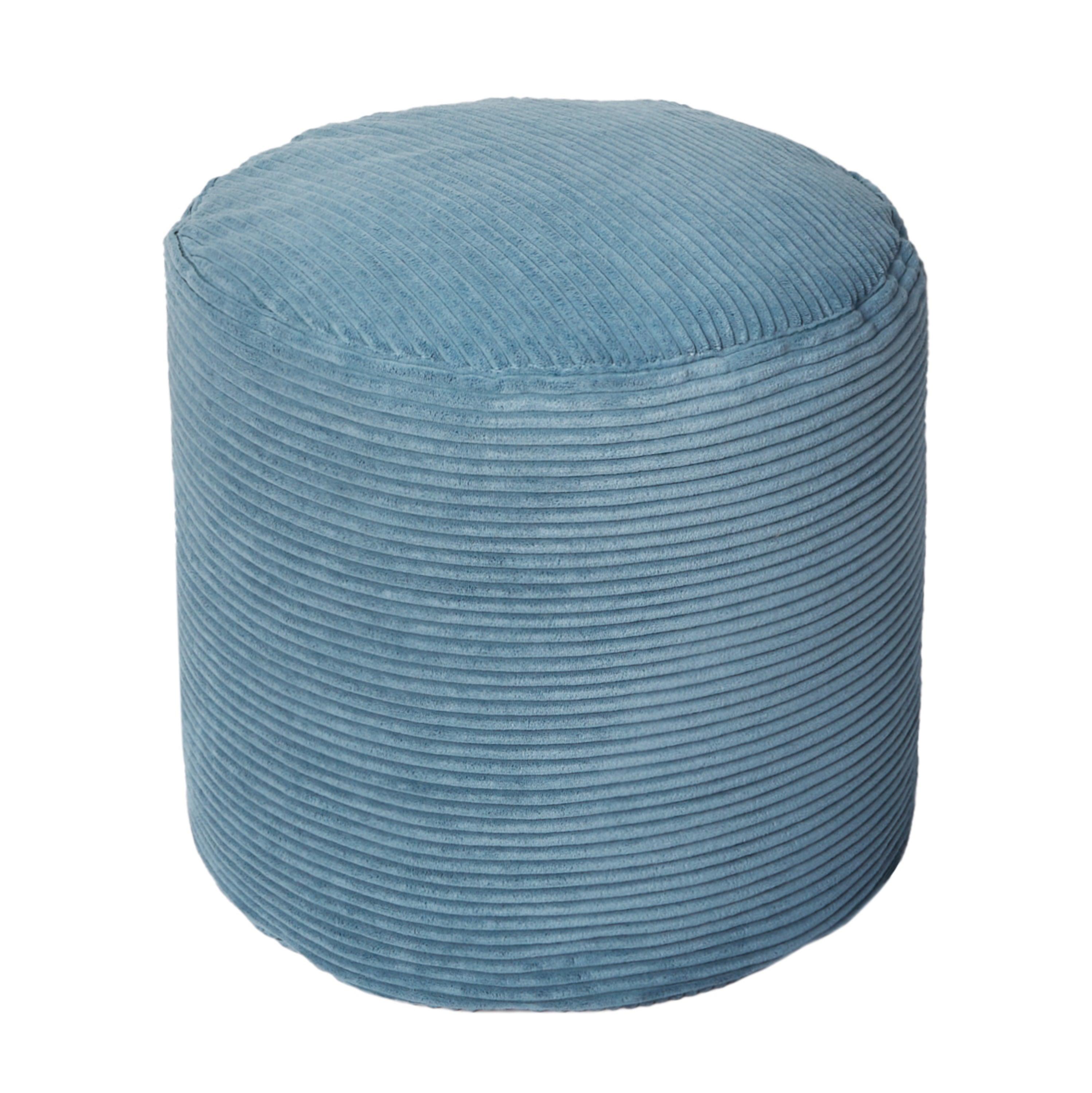 Round Indoor Barrett Bean Pouf - Sorra Home