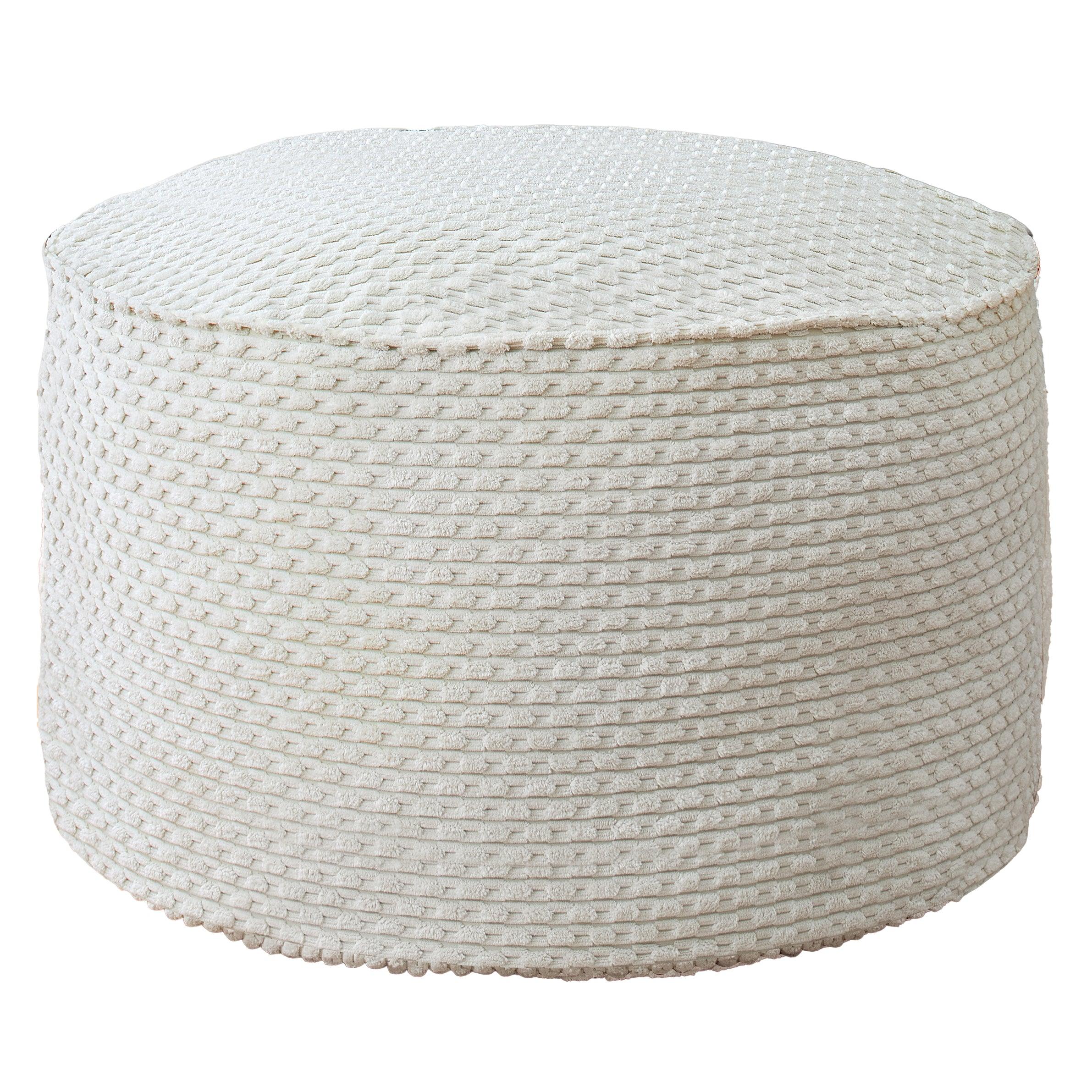 Round Indoor Becklee Bean Pouf - Sorra Home