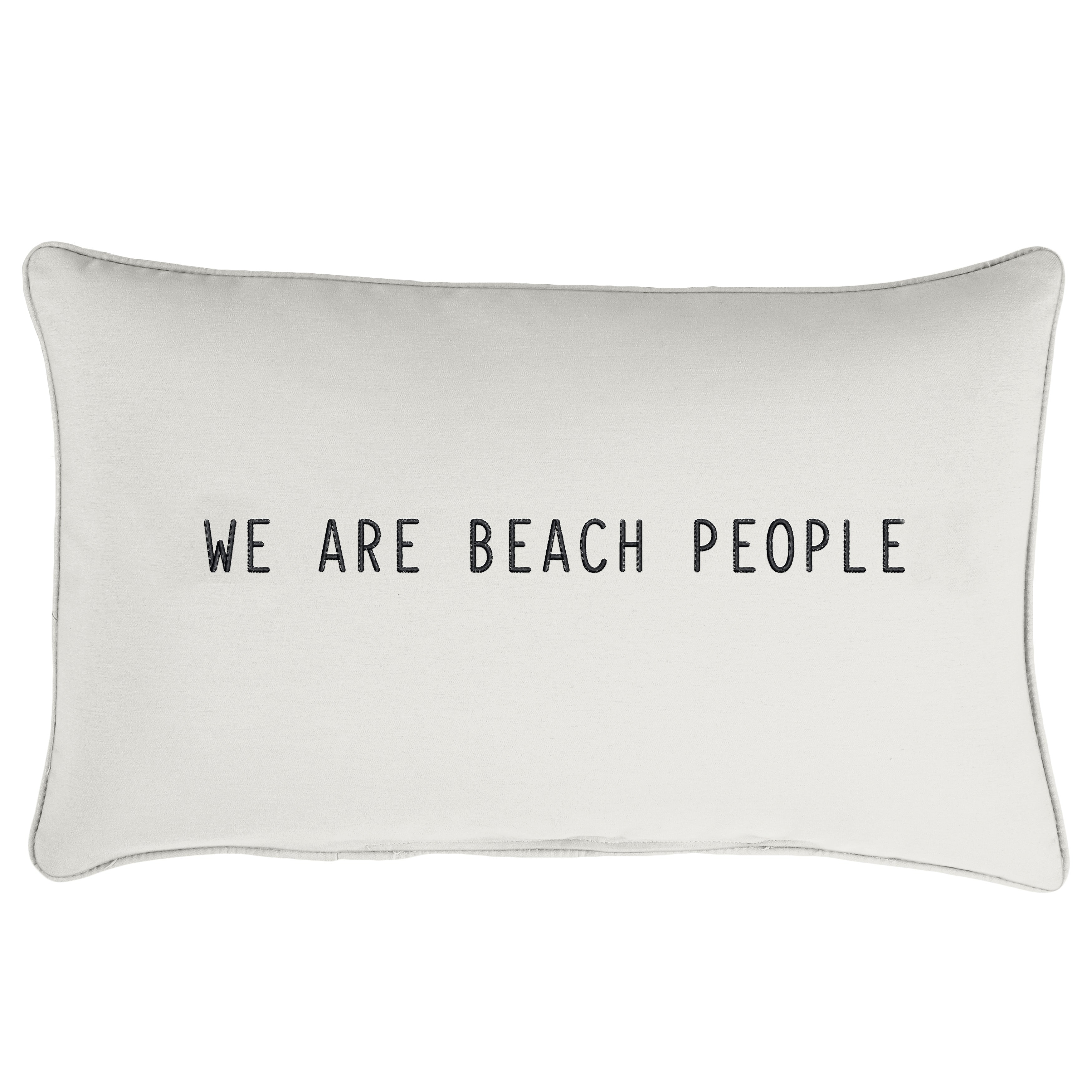 Sunbrella Rectangle Embroidered Outdoor Pillow