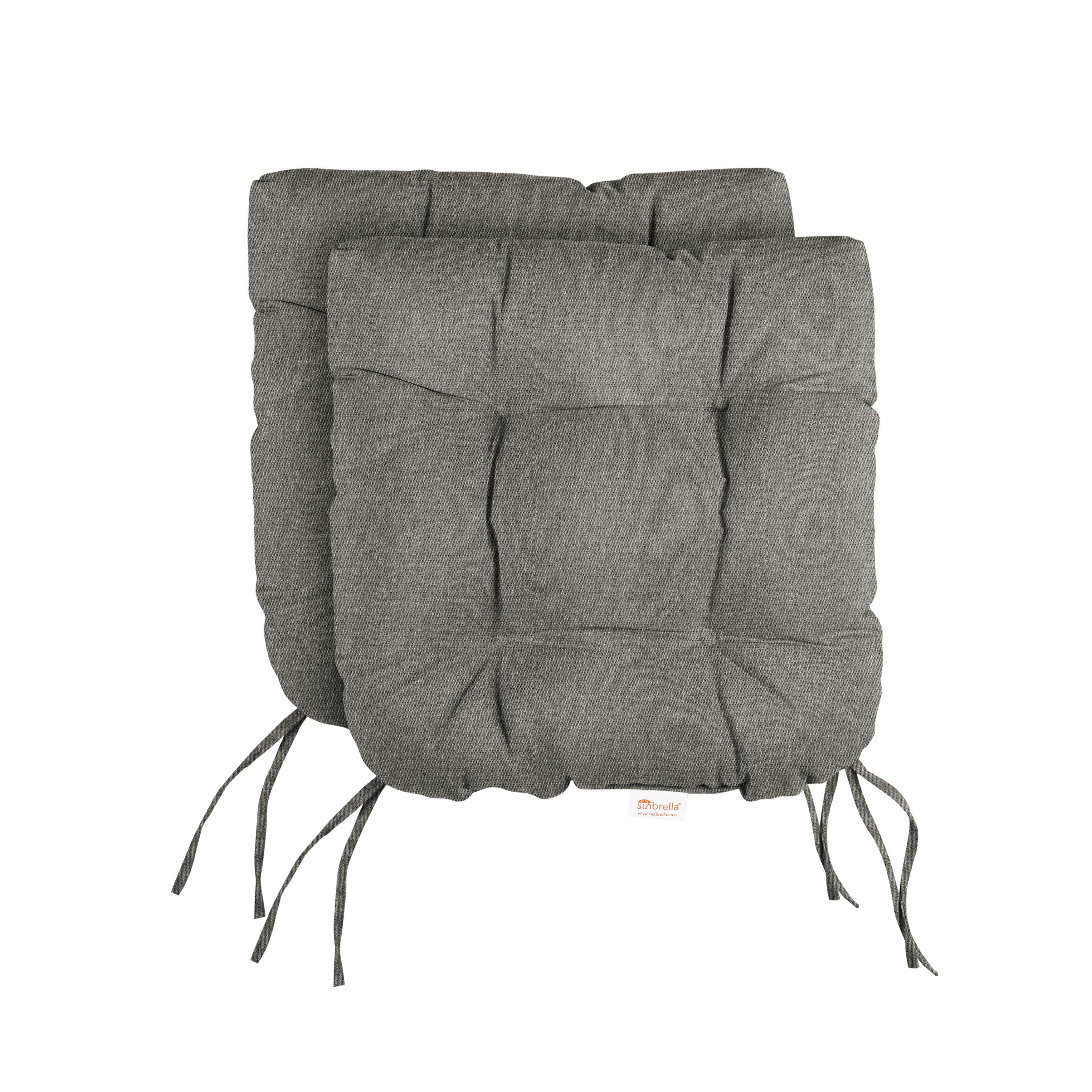 Sunbrella Tufted Round Back Cushion (Set of 2) - Sorra Home
