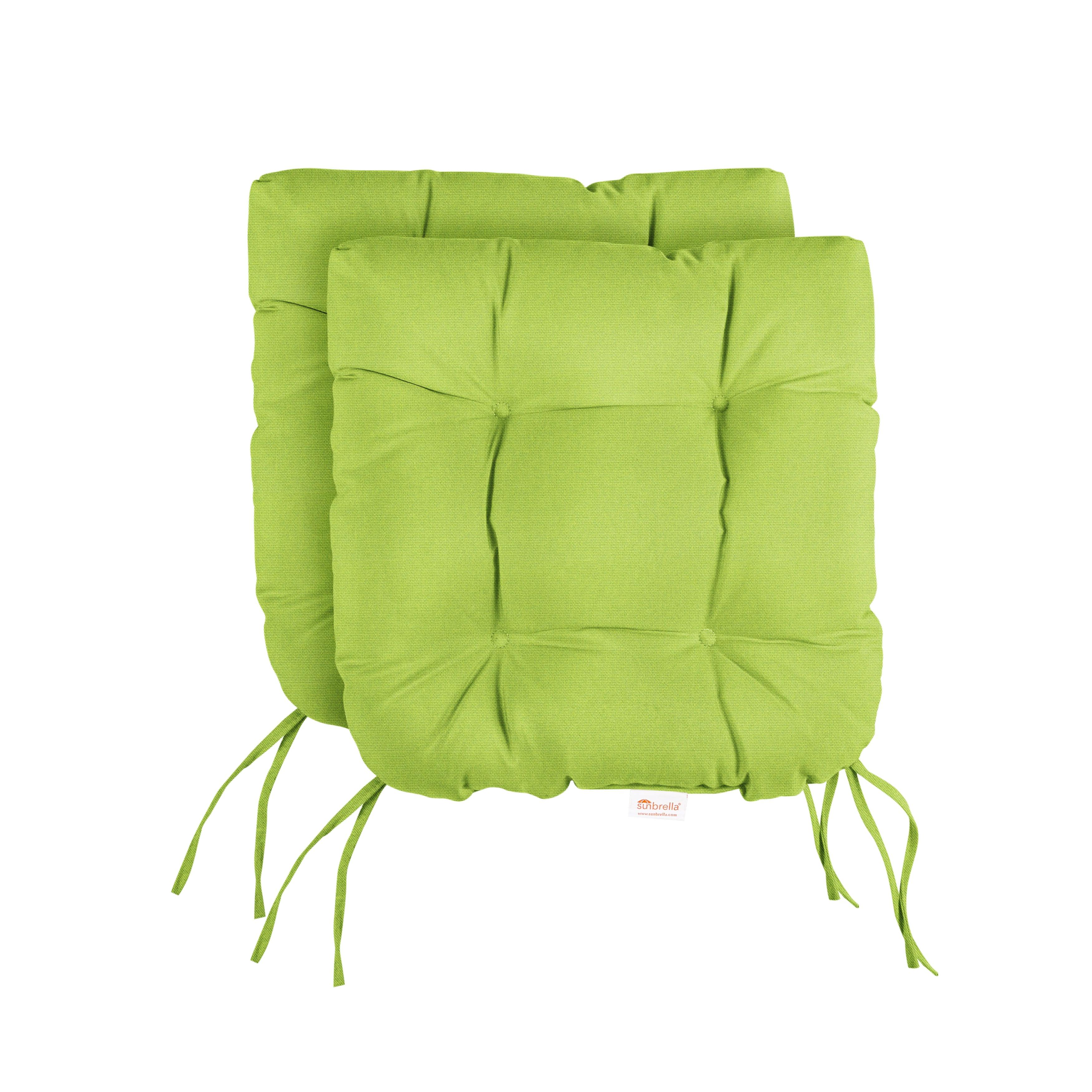 Sunbrella Tufted Round Back Cushion (Set of 2) - Sorra Home