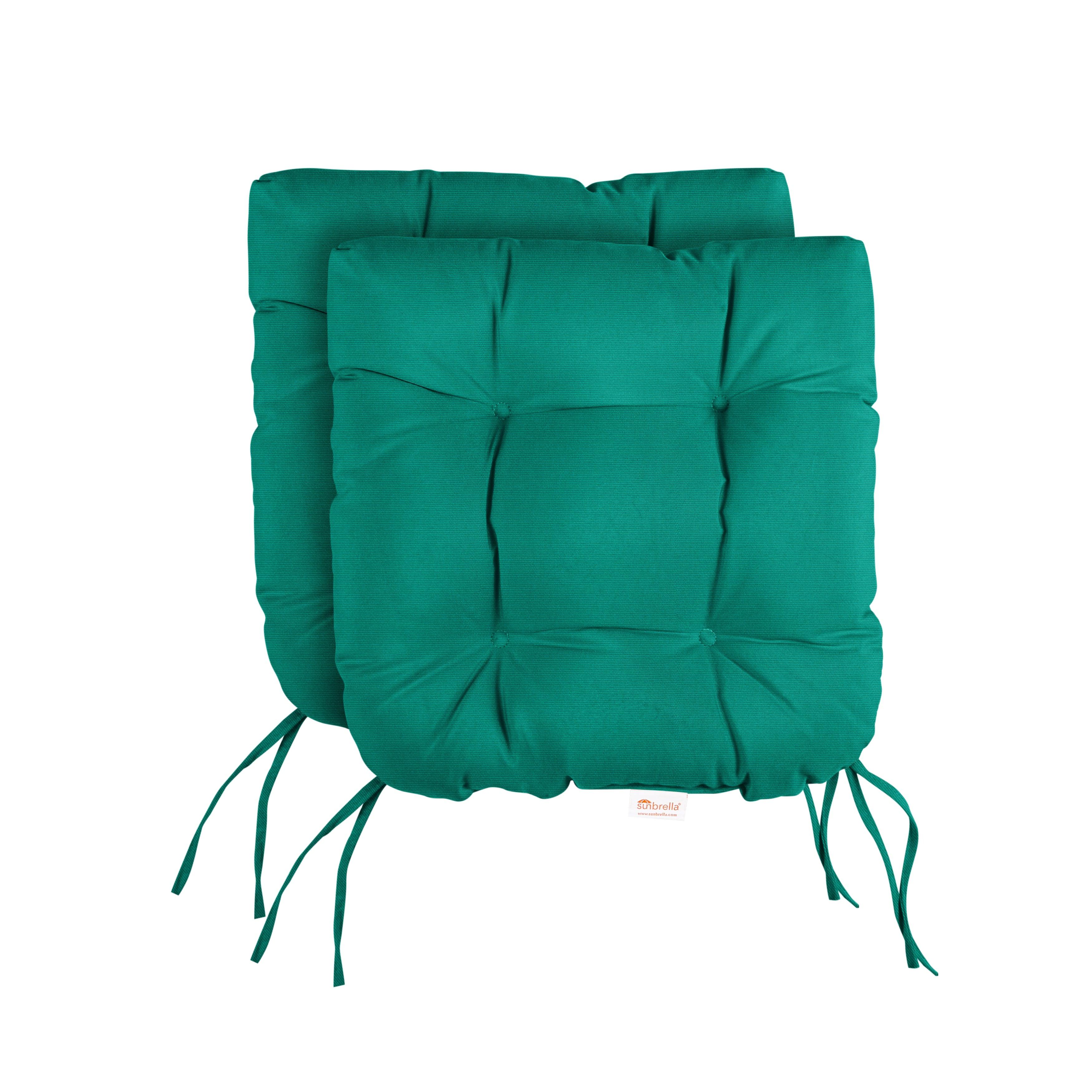 Sunbrella Tufted Round Back Cushion (Set of 2) - Sorra Home