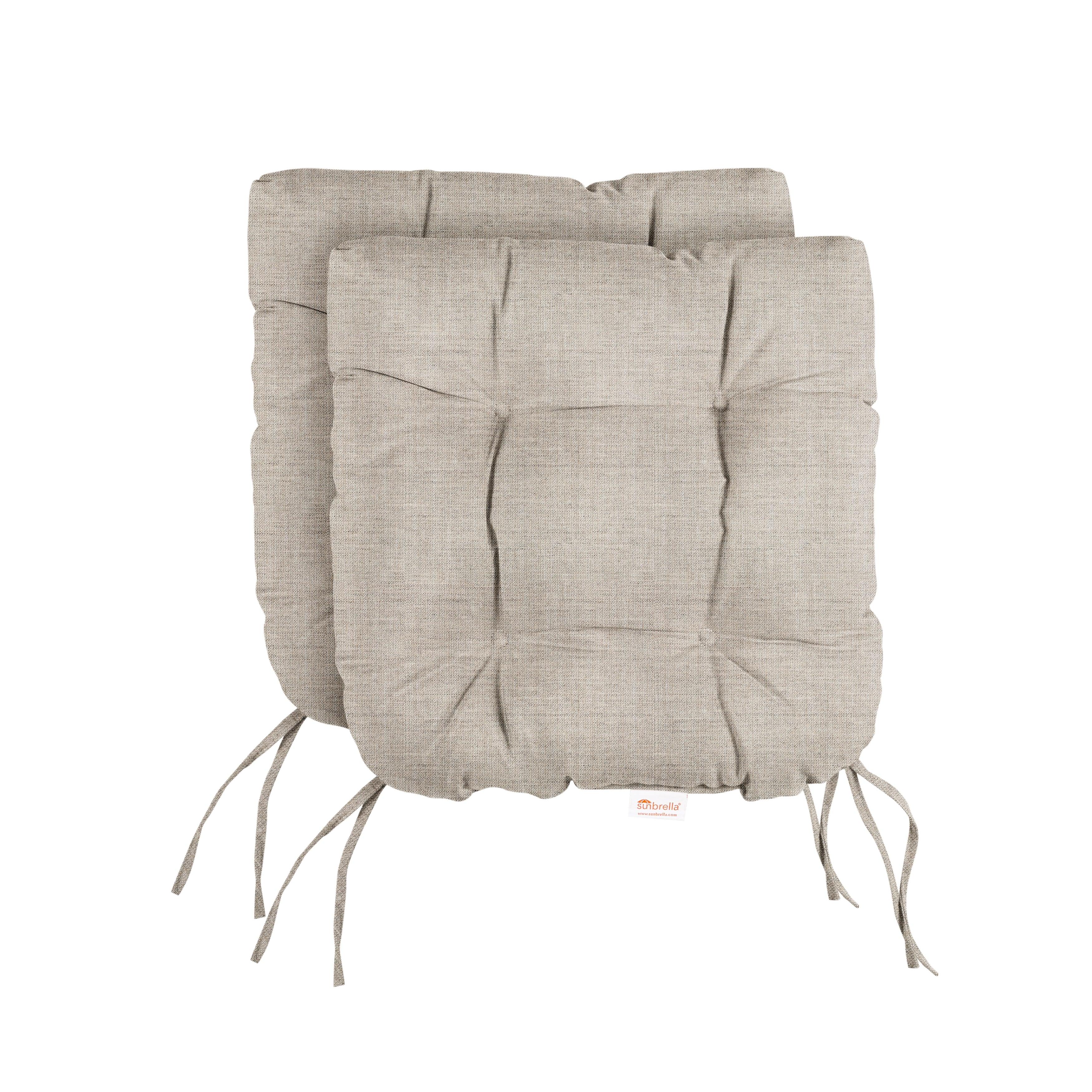 Sunbrella Tufted Round Back Cushion (Set of 2) - Sorra Home