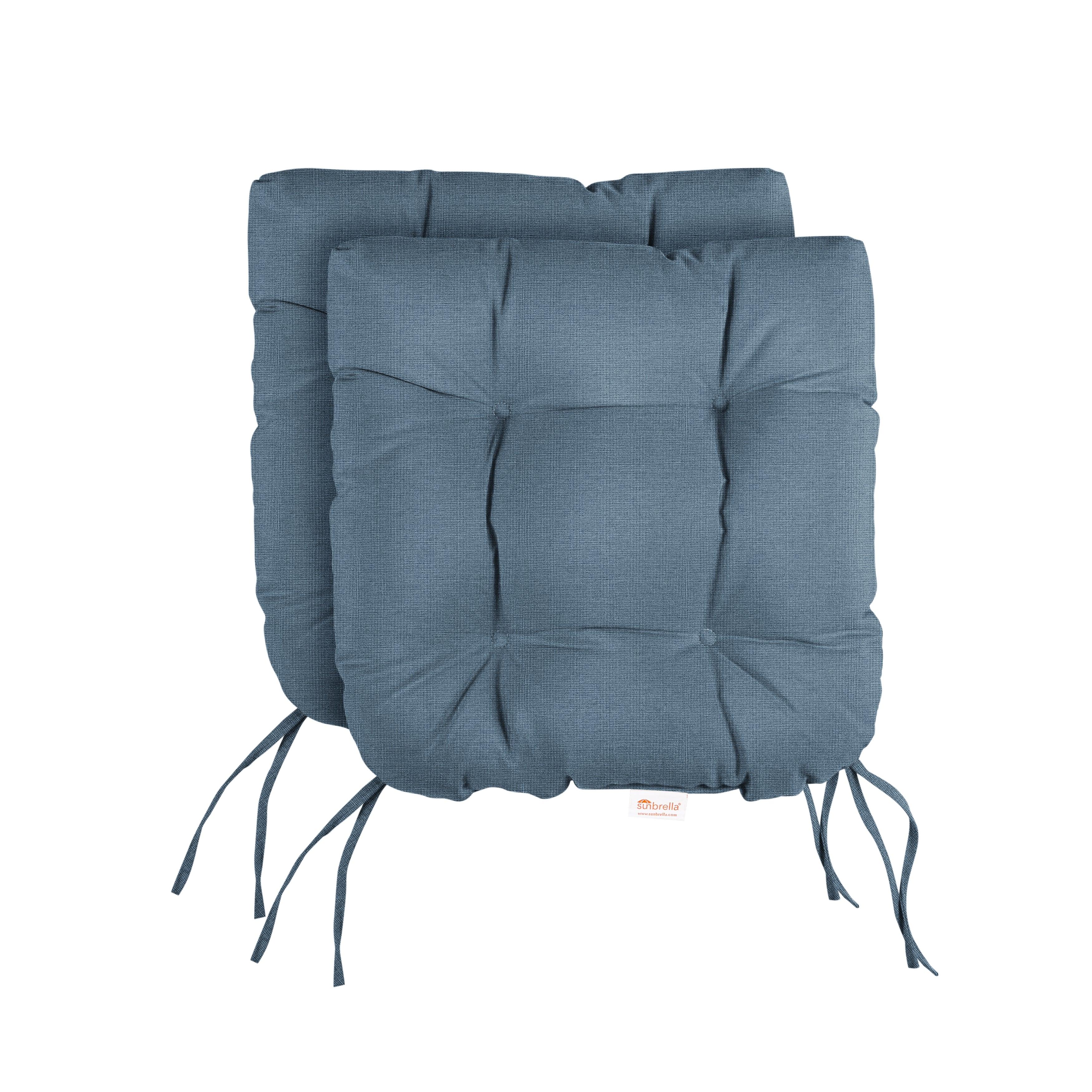 Sunbrella Tufted Round Back Cushion (Set of 2) - Sorra Home
