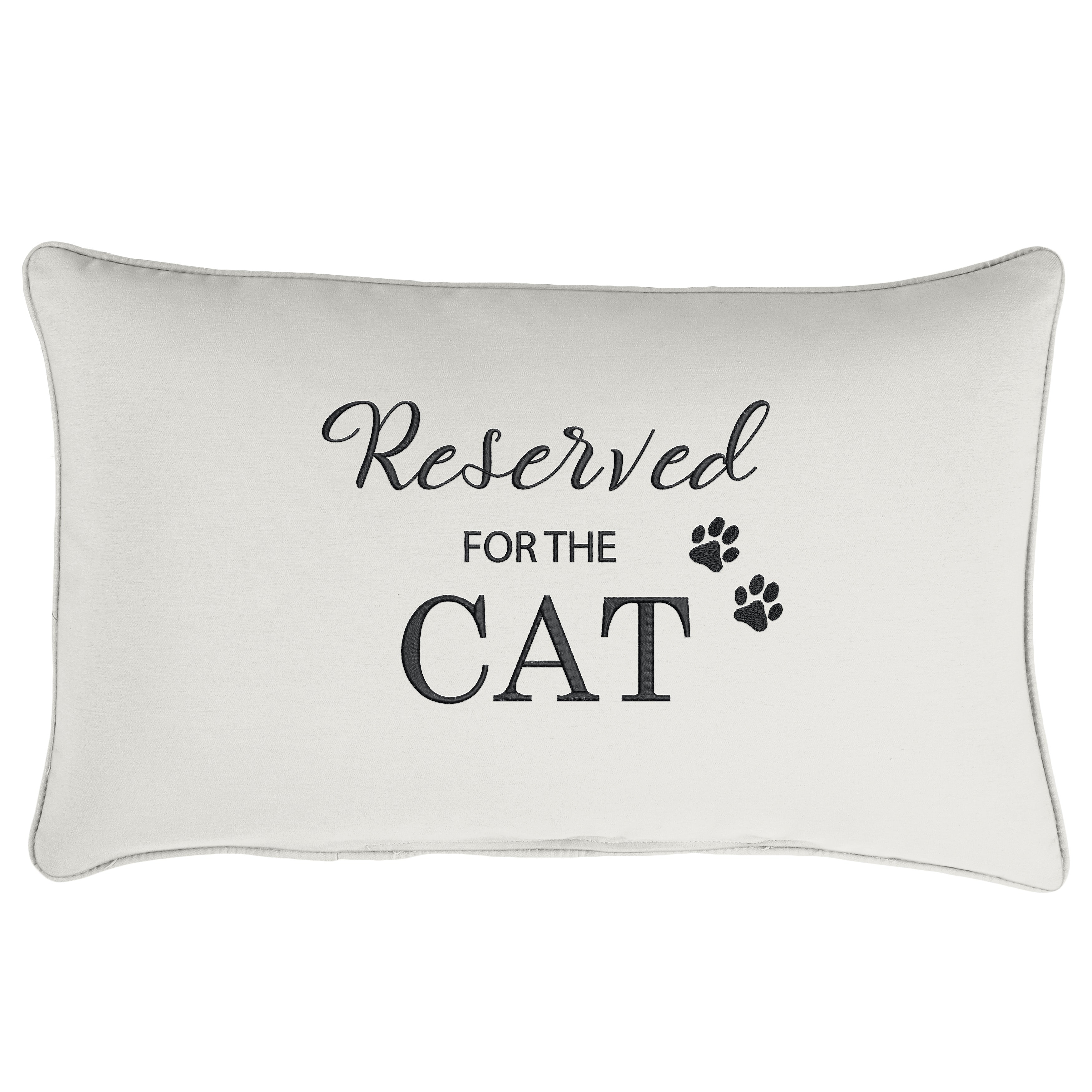 Sunbrella Rectangle Embroidered Outdoor Pillow