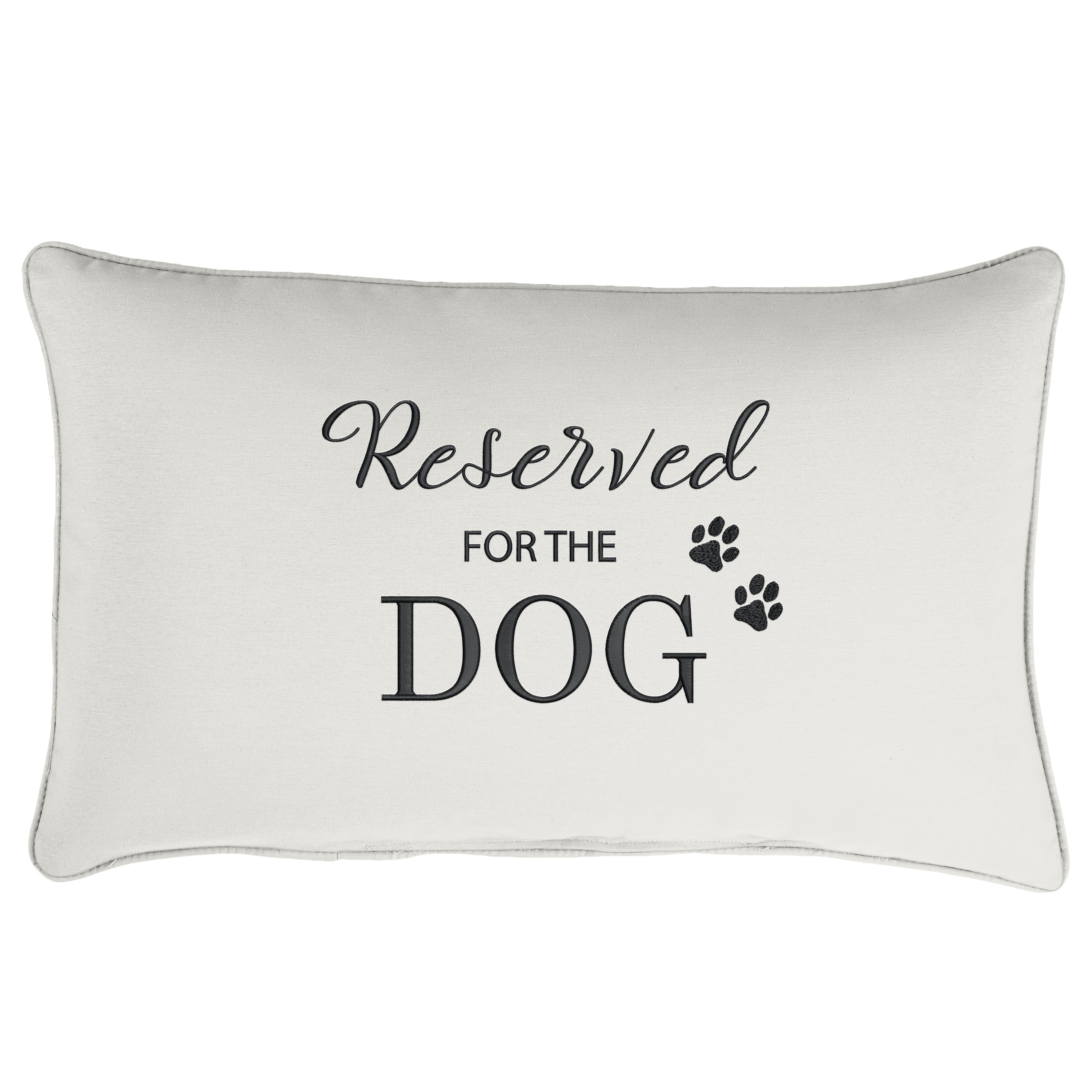 Sunbrella Rectangle Embroidered Outdoor Pillow