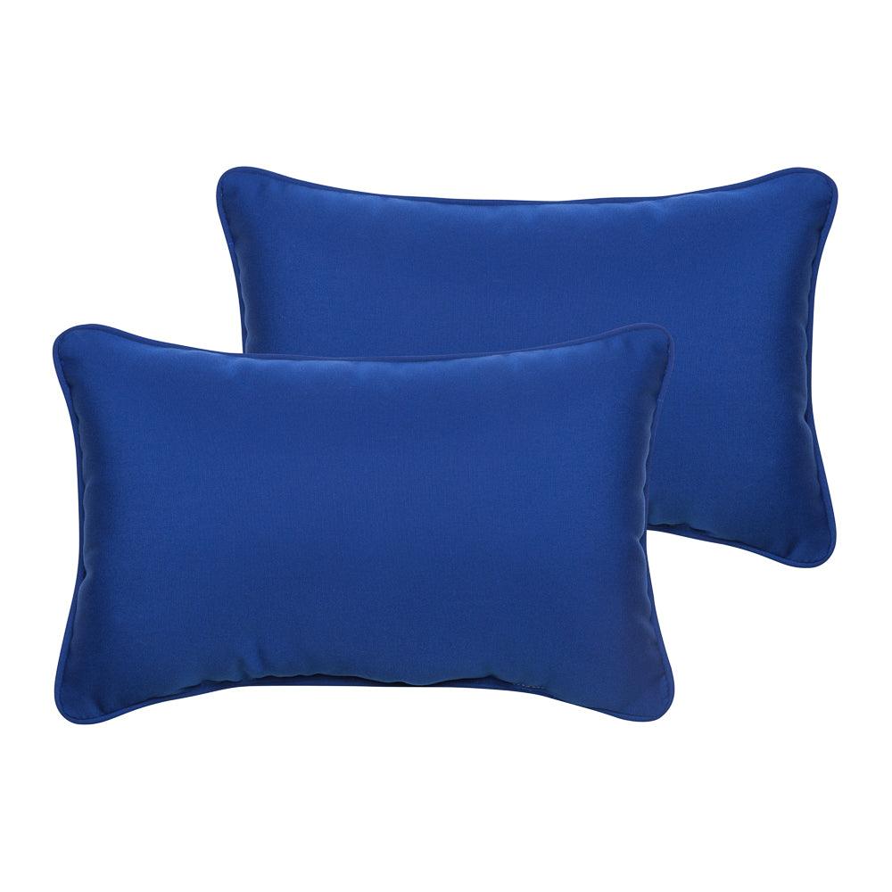 Sunbrella Lumbar Corded Pillow (Set of 2) - Sorra Home