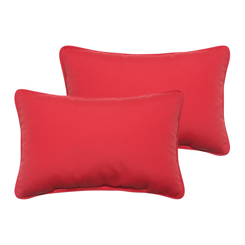 Sunbrella Lumbar Corded Pillow (Set of 2) - Sorra Home