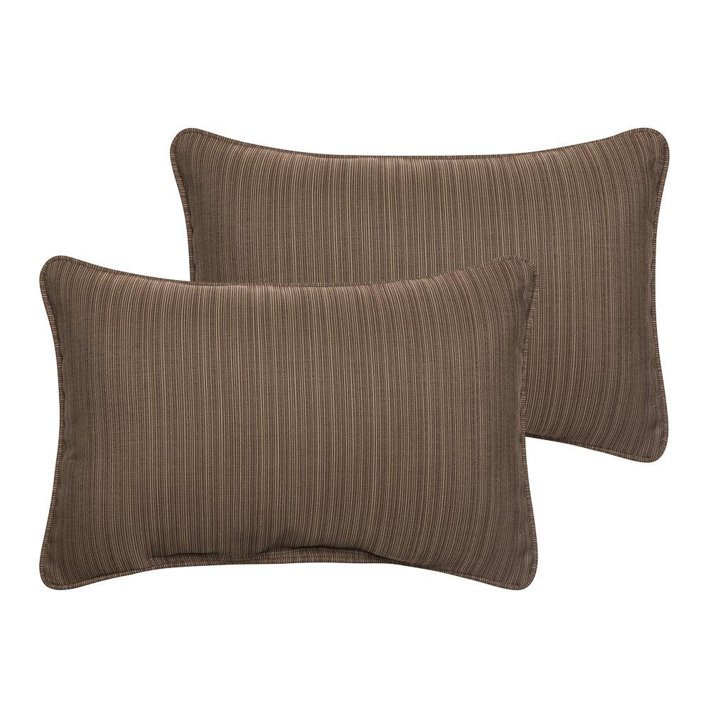 Sunbrella Lumbar Corded Pillow (Set of 2) - Sorra Home