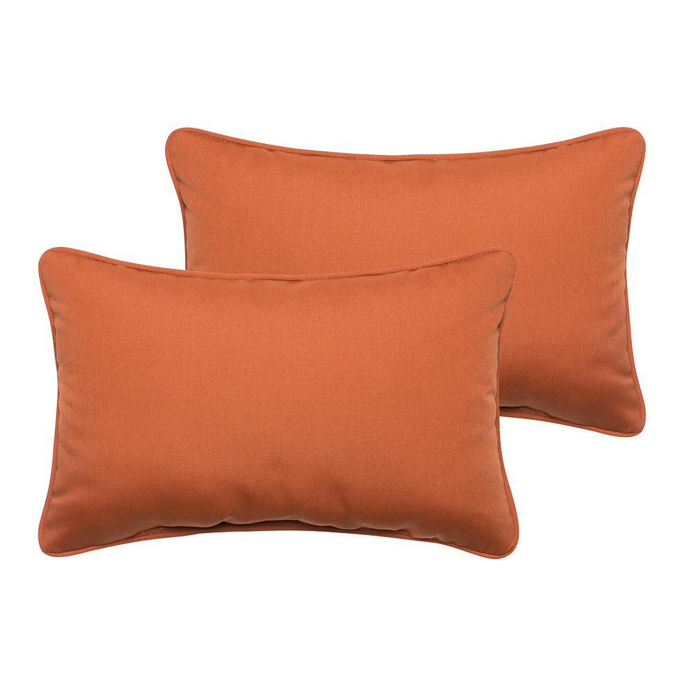 Sunbrella Lumbar Corded Pillow (Set of 2) - Sorra Home