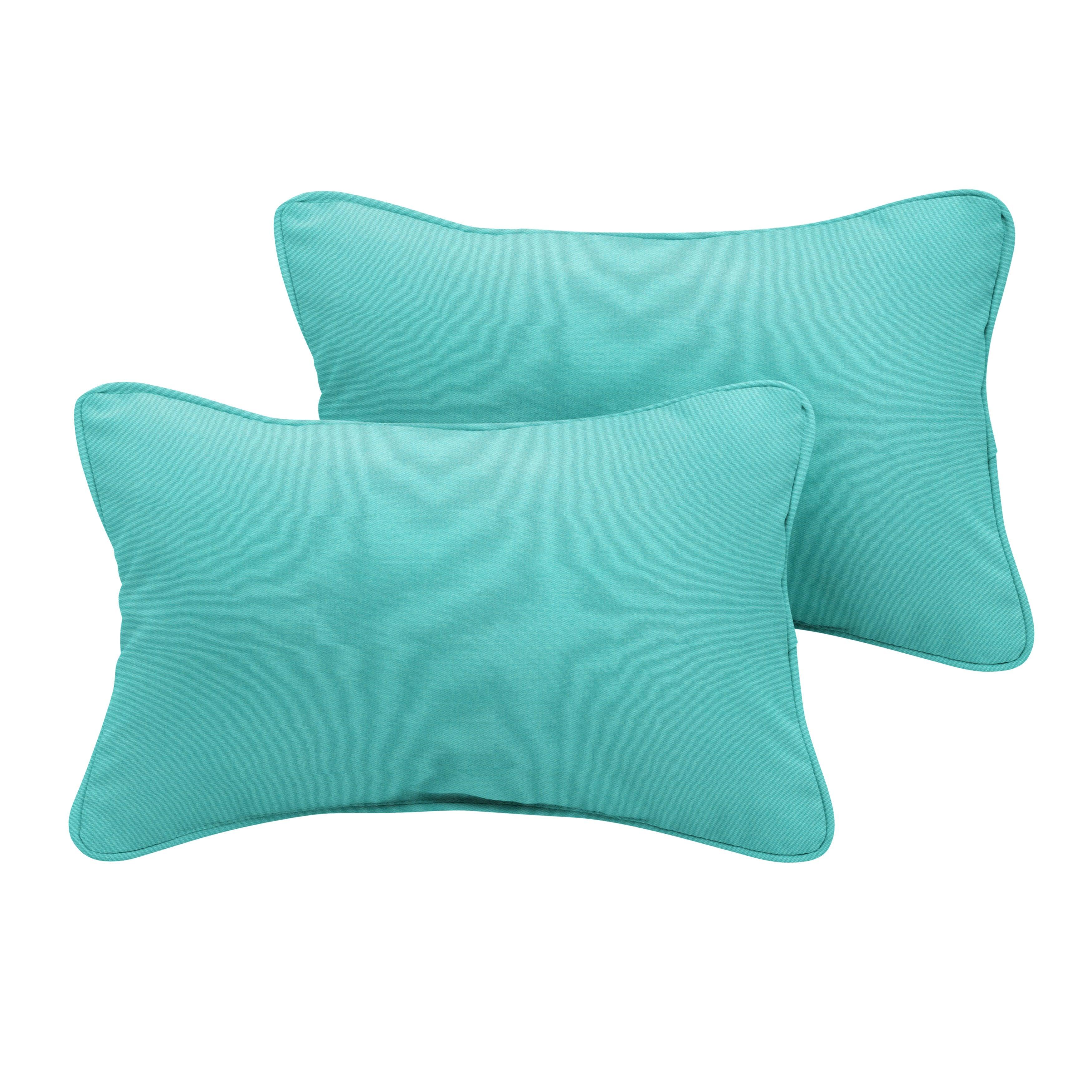 Sunbrella Lumbar Corded Pillow (Set of 2) - Sorra Home