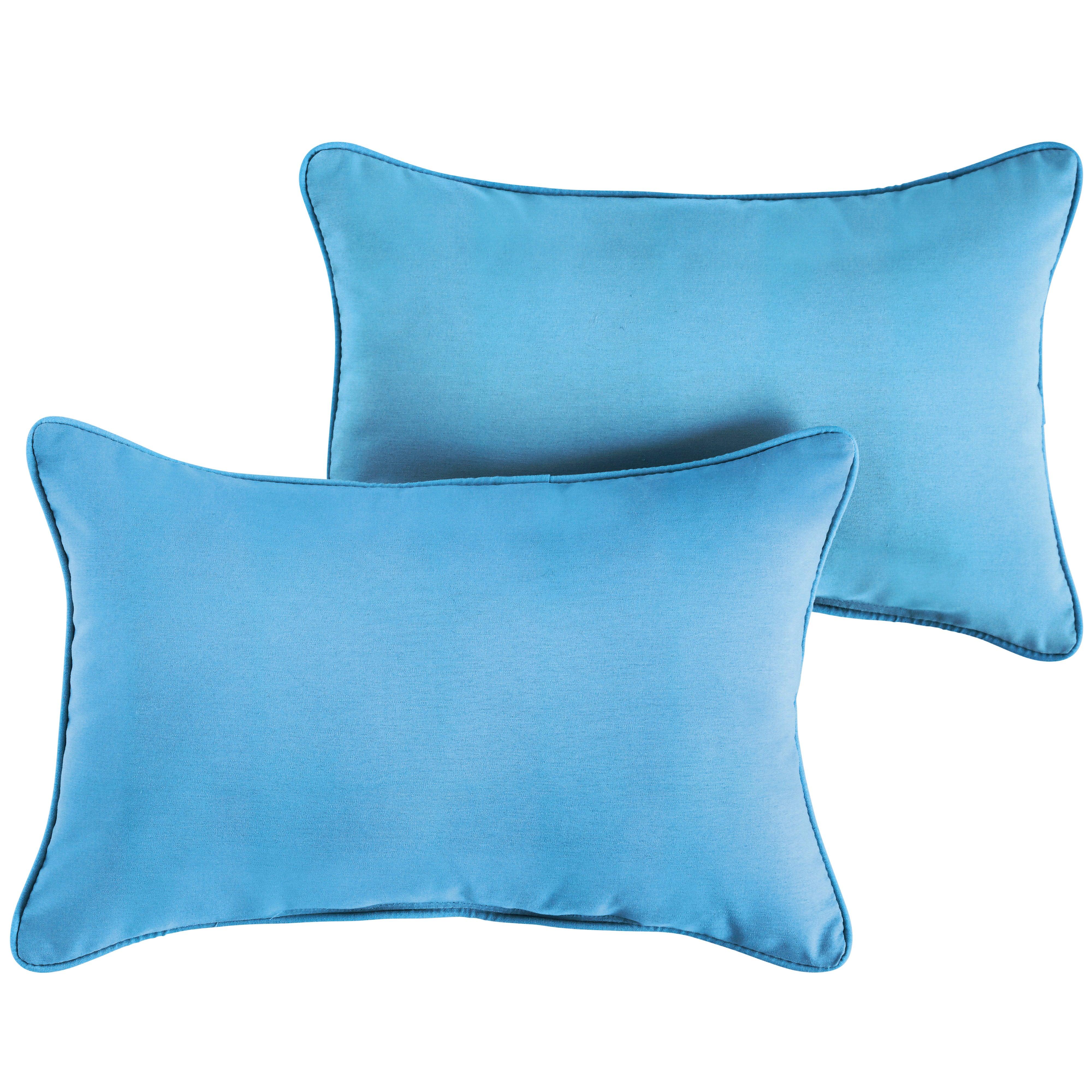 Sunbrella Lumbar Corded Pillow (Set of 2) - Sorra Home