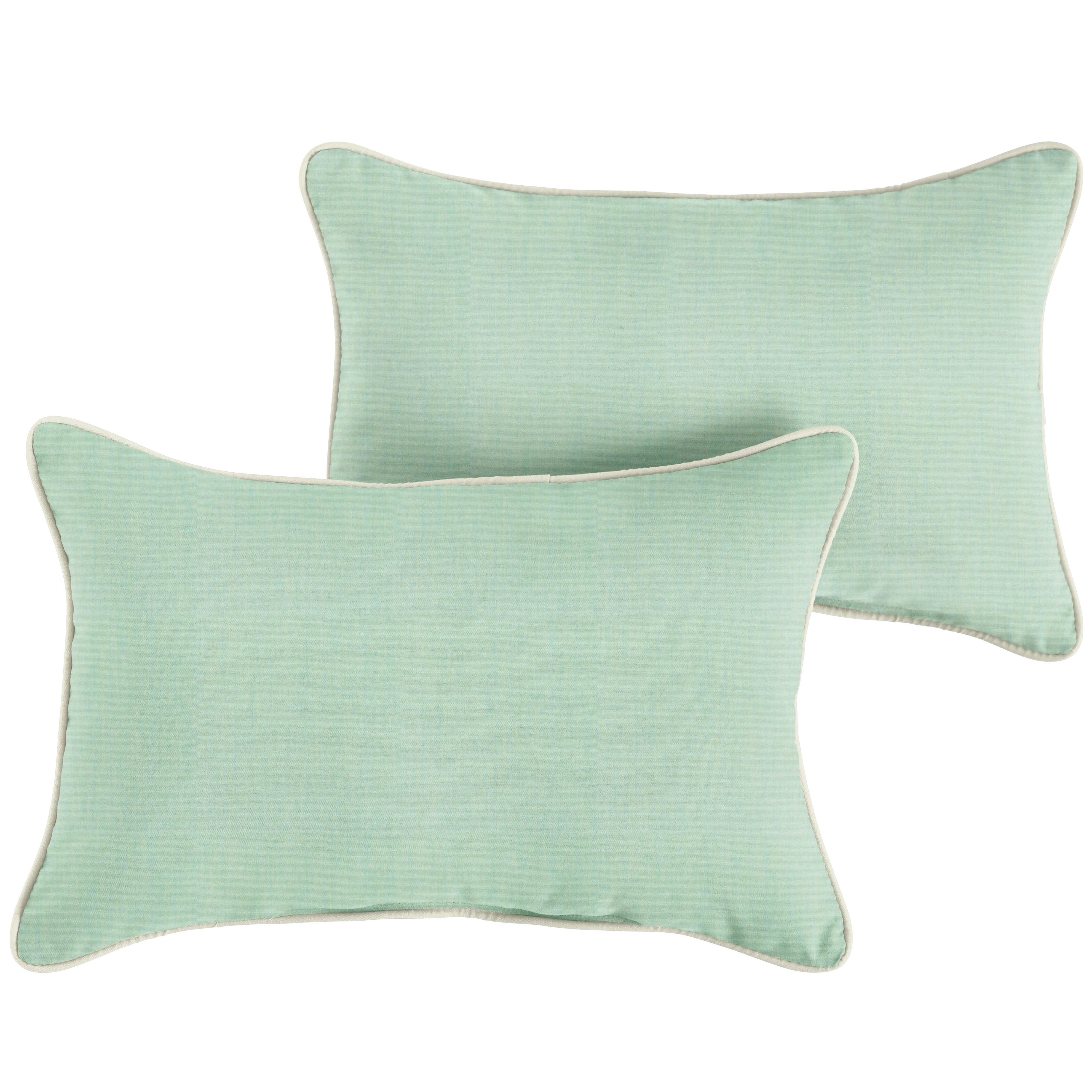 Sunbrella Lumbar Corded Pillow (Set of 2) - Sorra Home