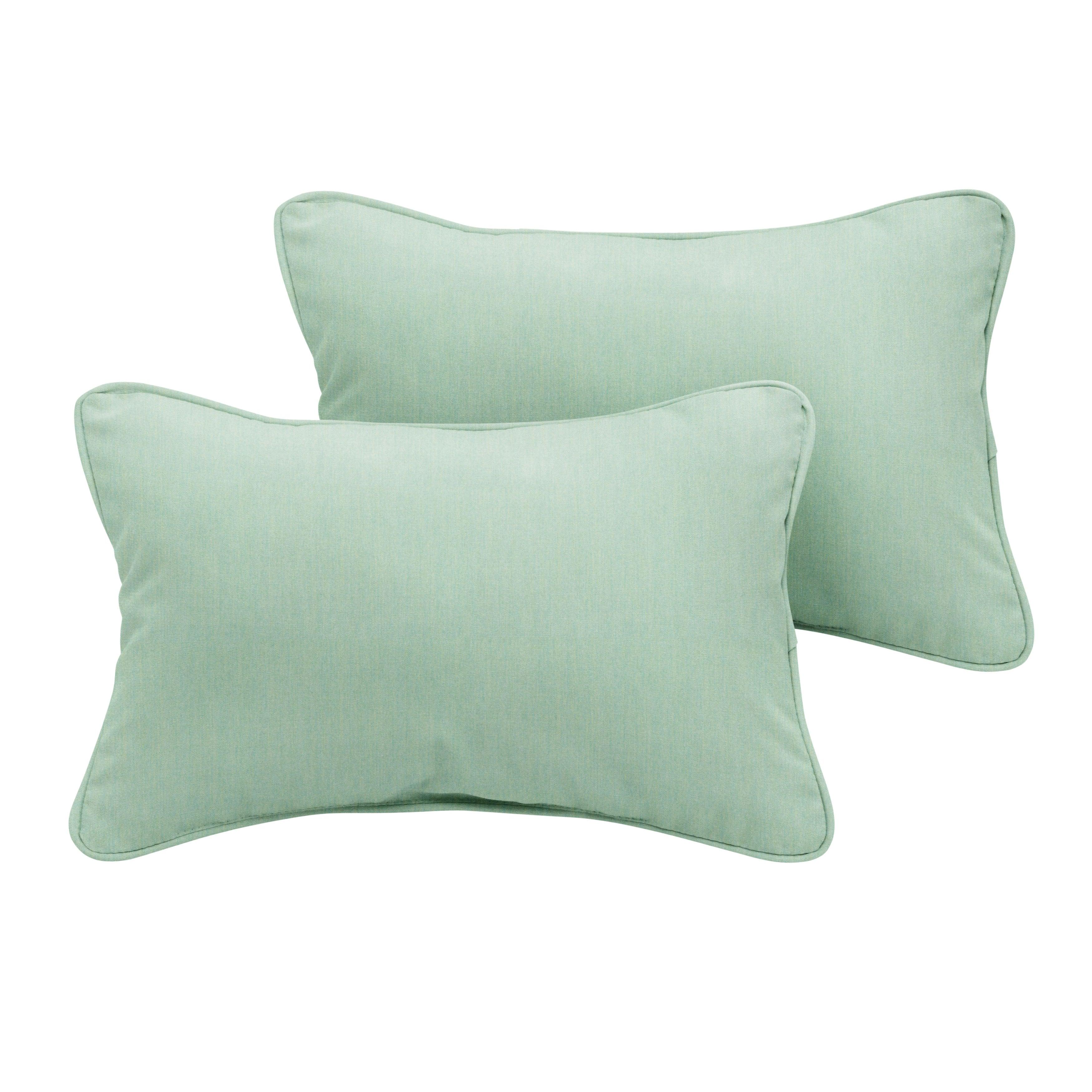 Sunbrella Lumbar Corded Pillow (Set of 2) - Sorra Home