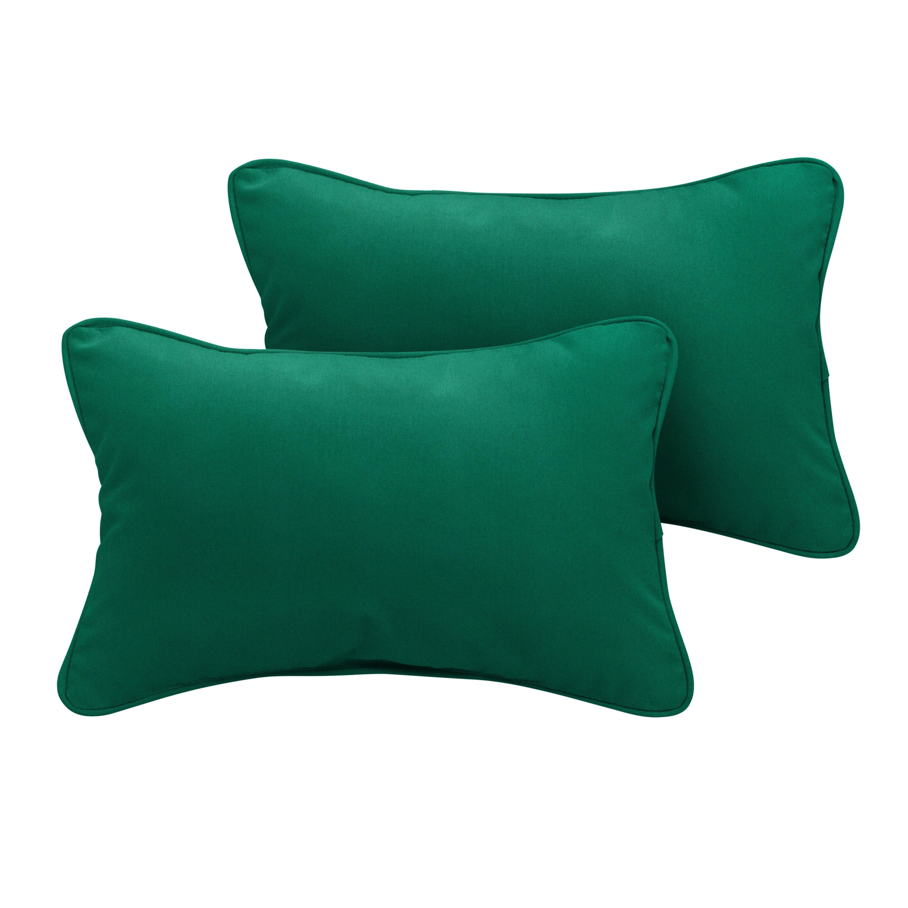 Sunbrella Lumbar Corded Pillow (Set of 2) - Sorra Home